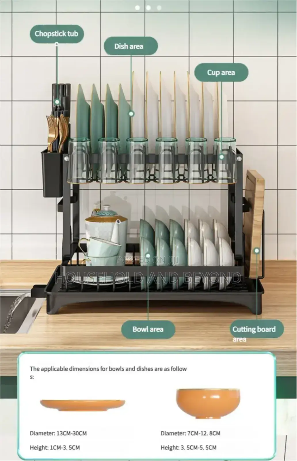 2 Layers Plate Rack- Perfect for Your Kitchen