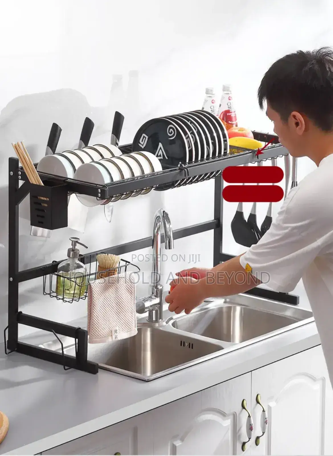 Over the Sink Dish Drainer/Plate Rack