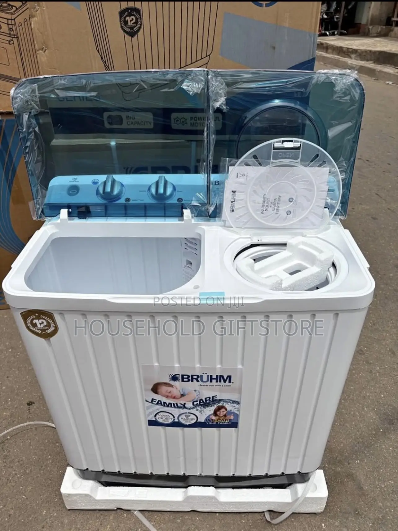 Bruhm 7kg Washing Machine With Spin