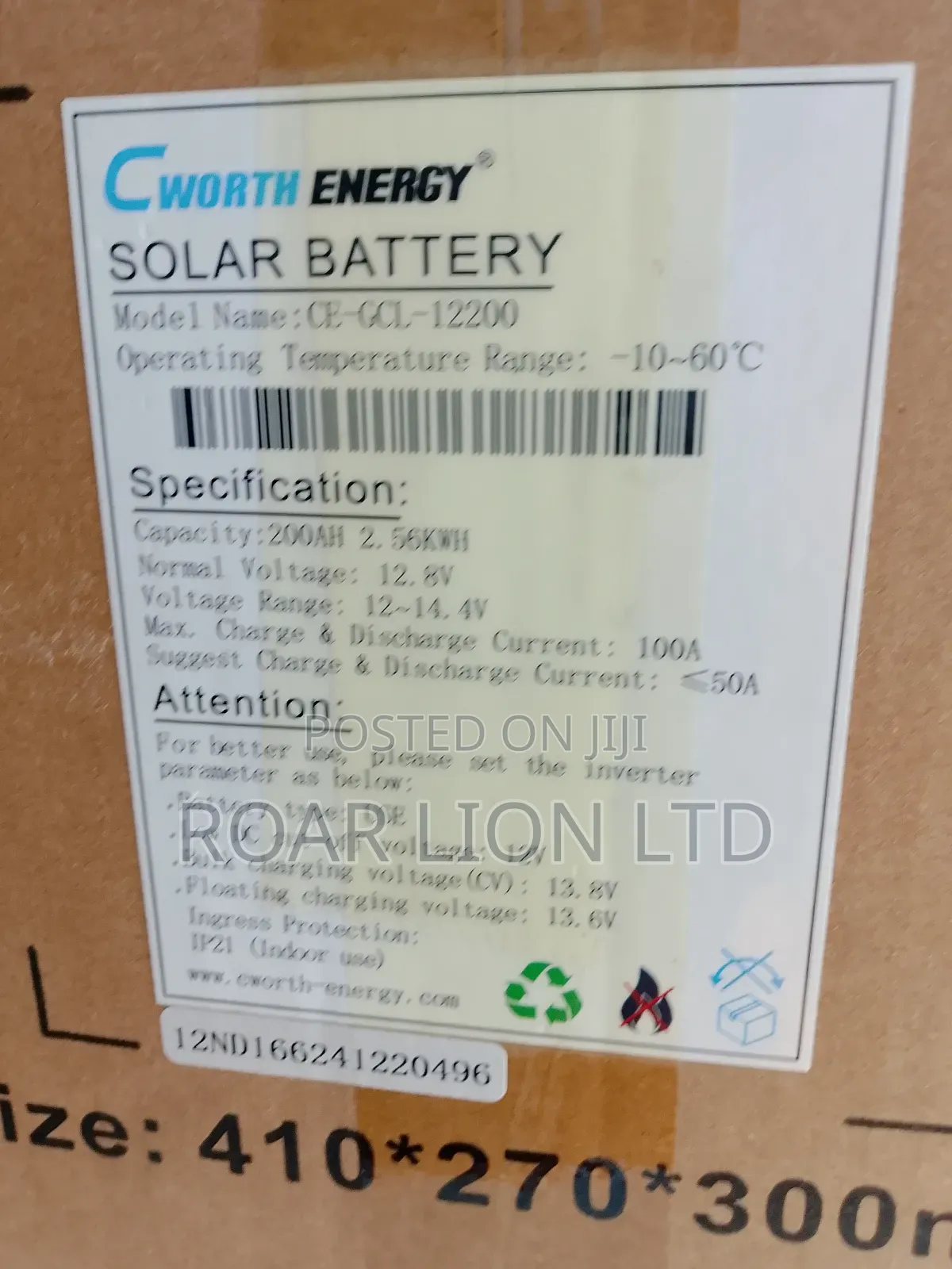 2.5kwh Lithium Battery