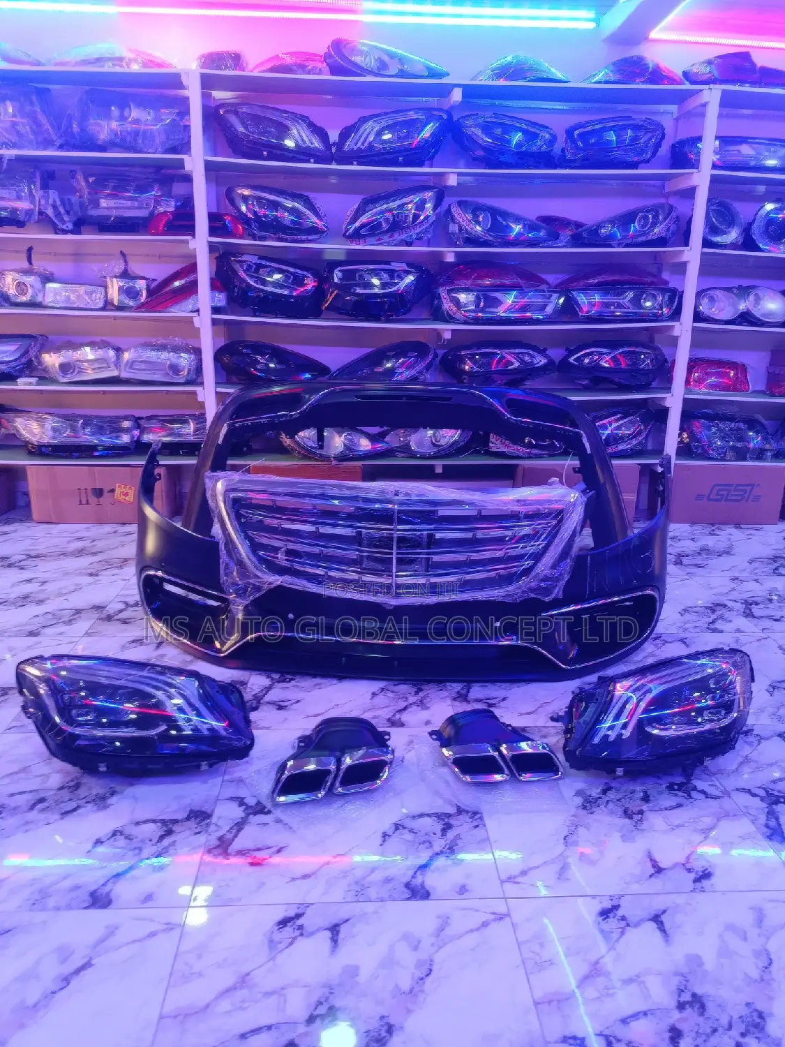 Mercedes Benz S Class 2014 Upgrade Kit To 2020 Amg
