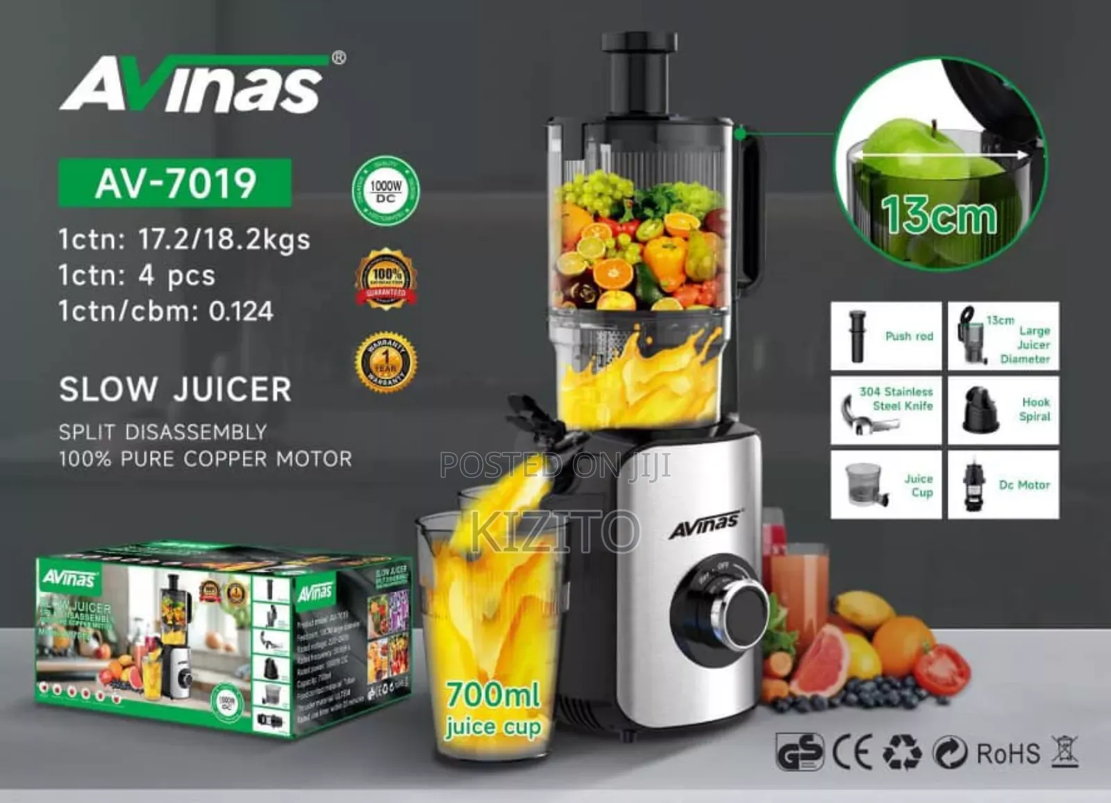 High Quality Avinas Slow Juicer