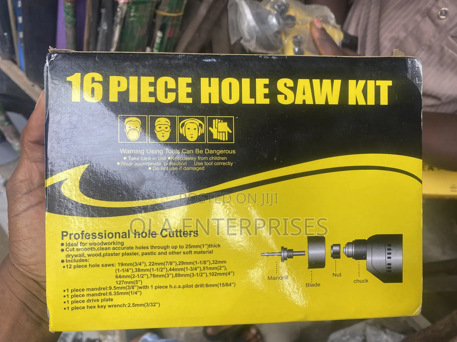 16pcs Hole Saw Kit