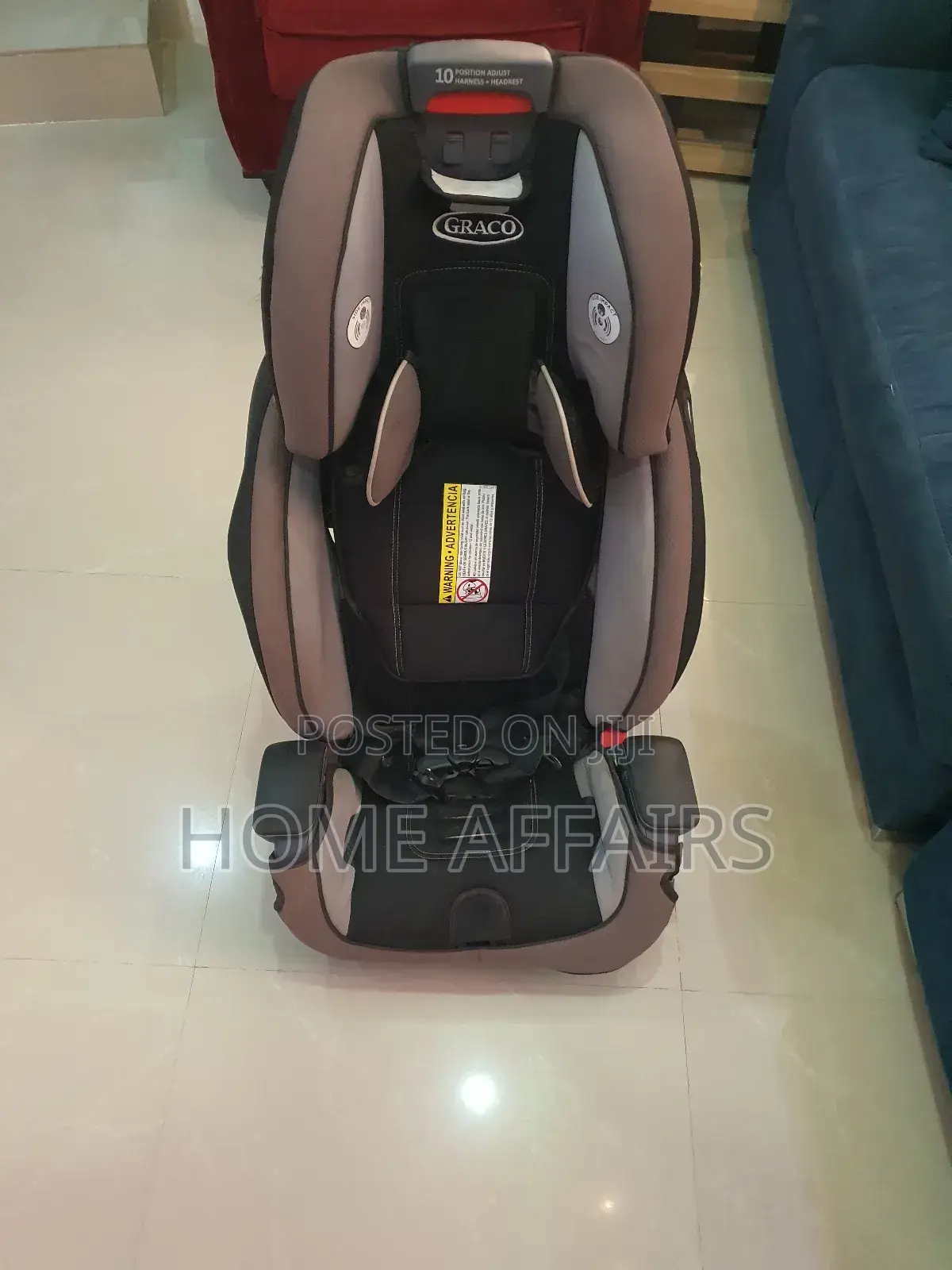 Graco Baby Car Seat +Extended Head Rest in 100% Condition