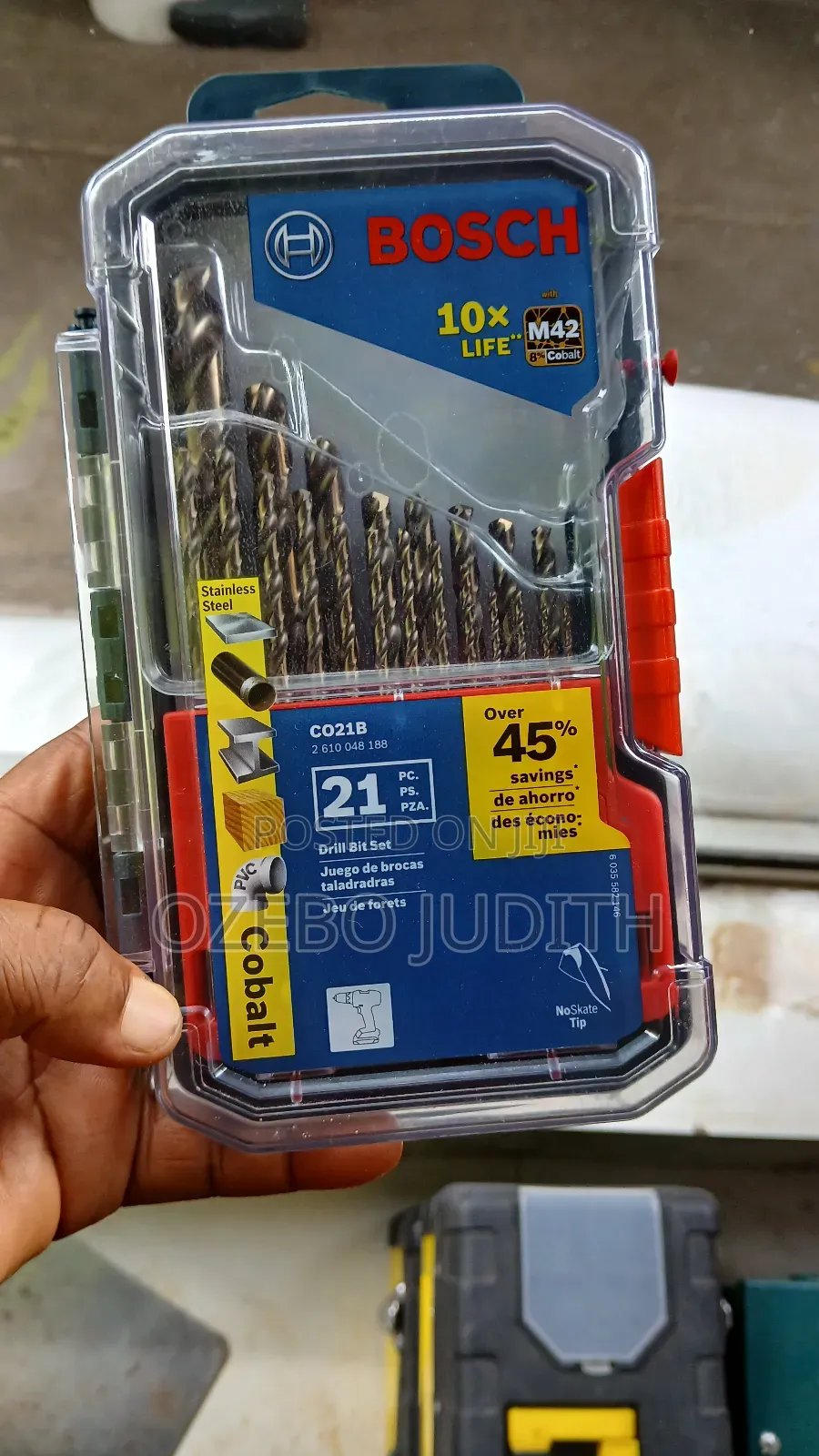 Cobalt Bosch Drill Bit 21 PCS