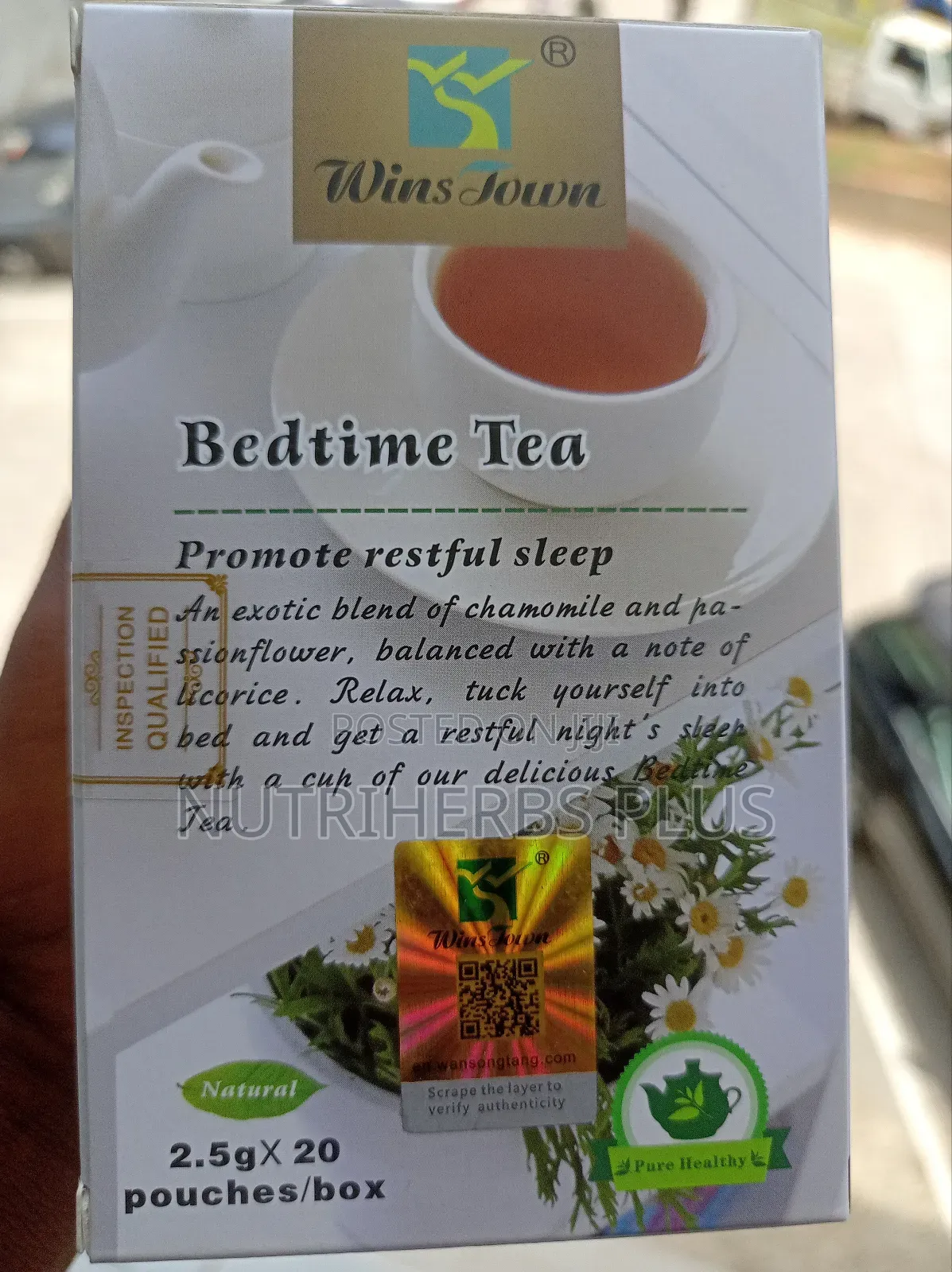 Wins Town Bedtime Tea,Herbal Sleep Aid Chamomile Tea