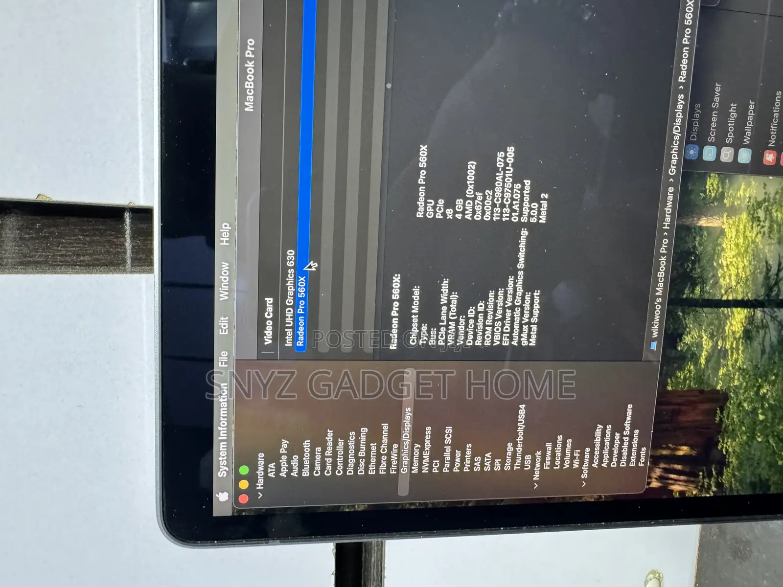 Laptop Apple MacBook Pro 2019 32GB Intel Core I9 SSD 1T