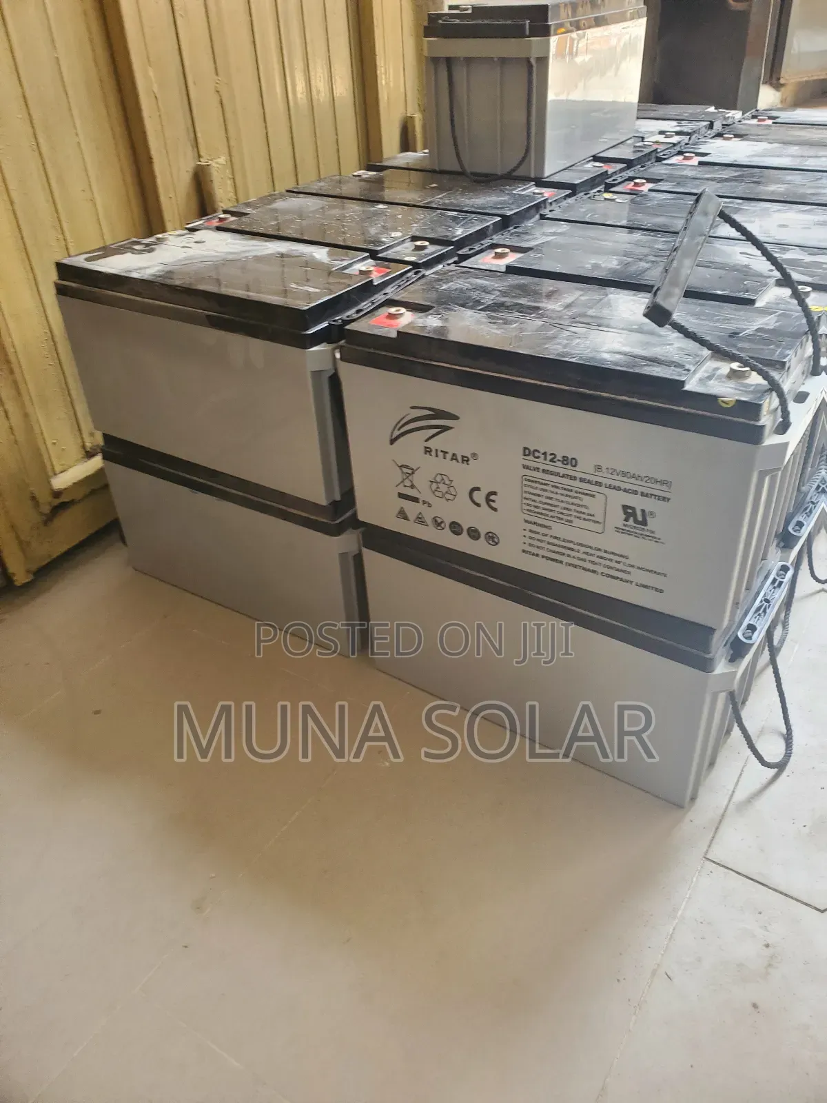 100ah 12v Ritar Dry Cell Battery