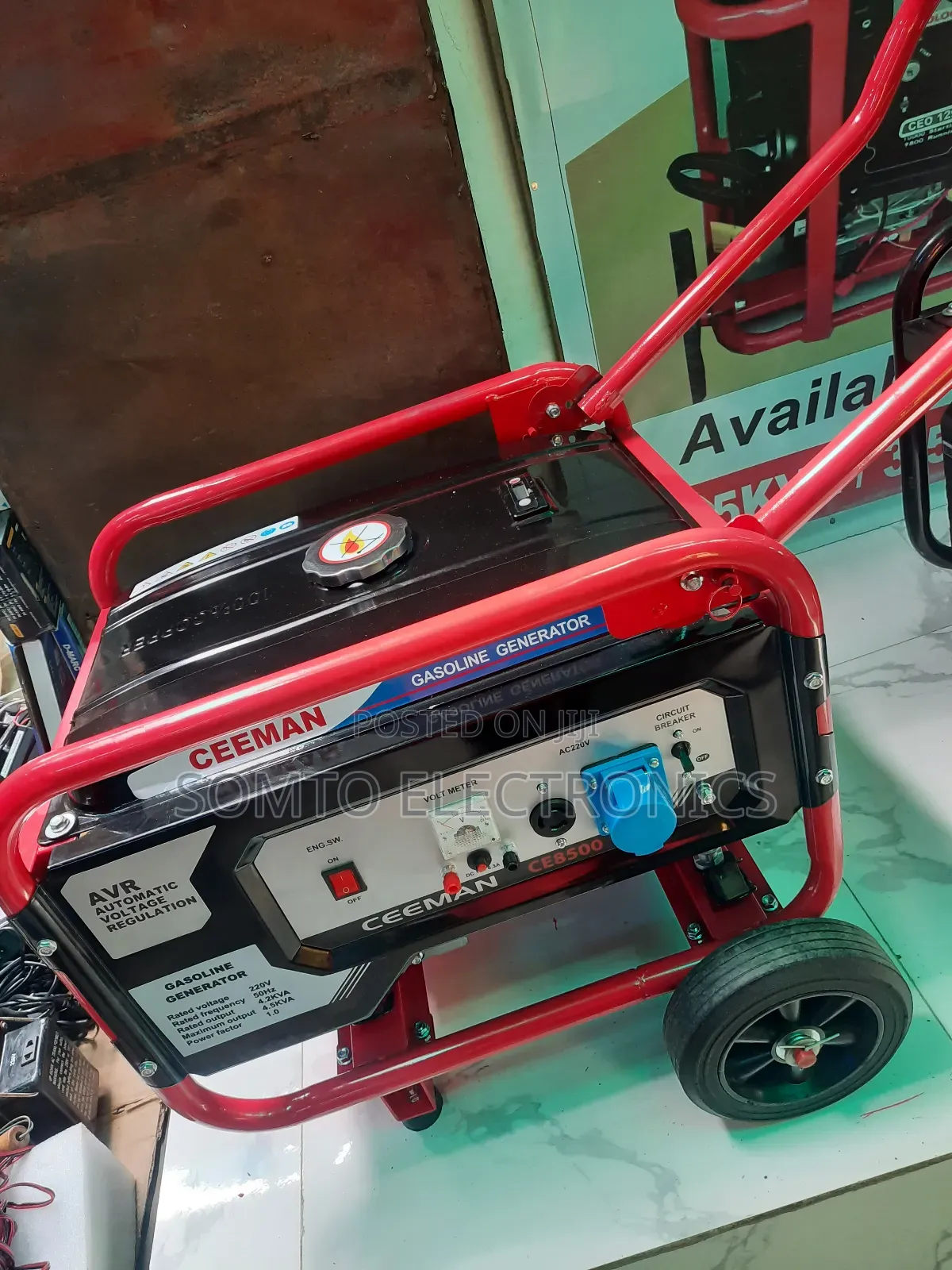 4.5kva Original C Man Generator Butten Start  1yearwarranty