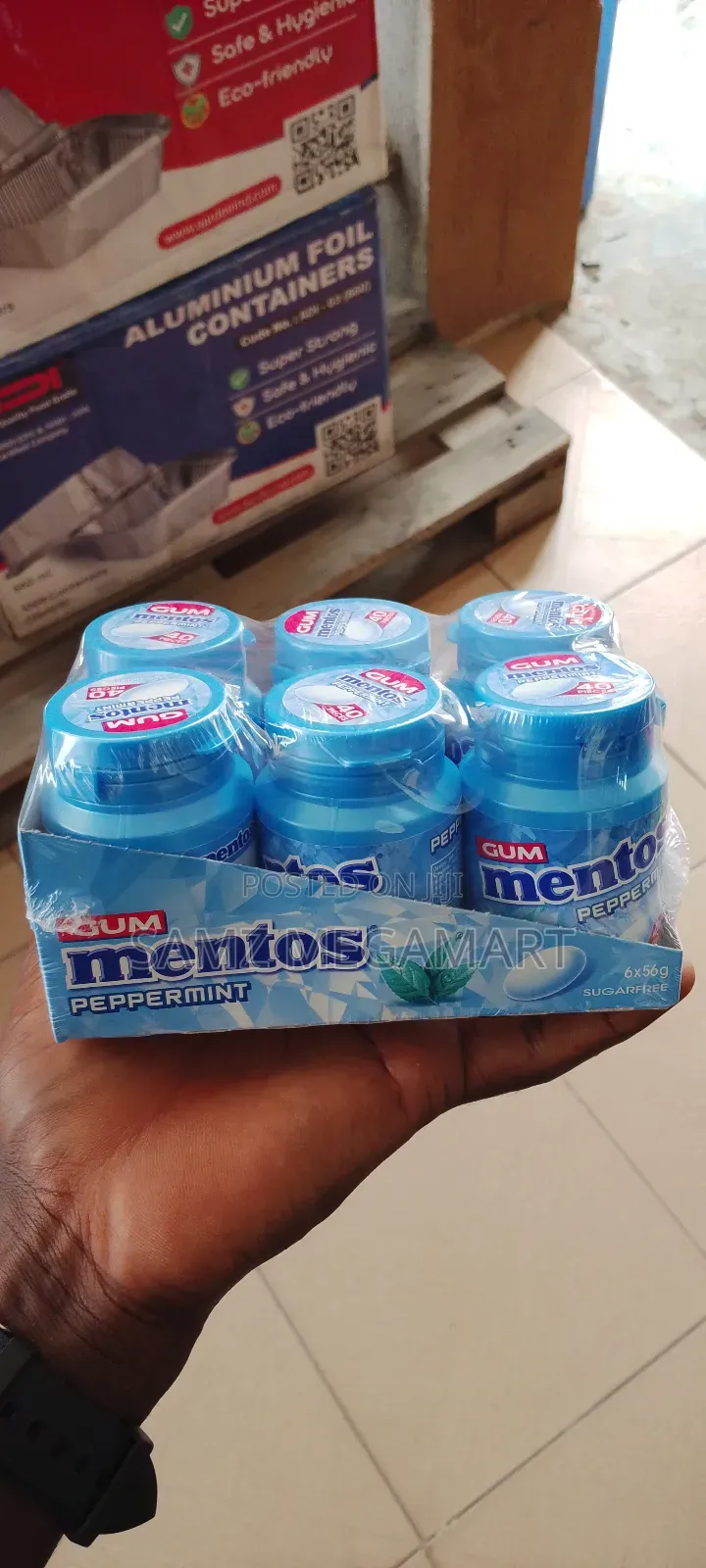 Mentos Chewing Gum 4x(6x56g)