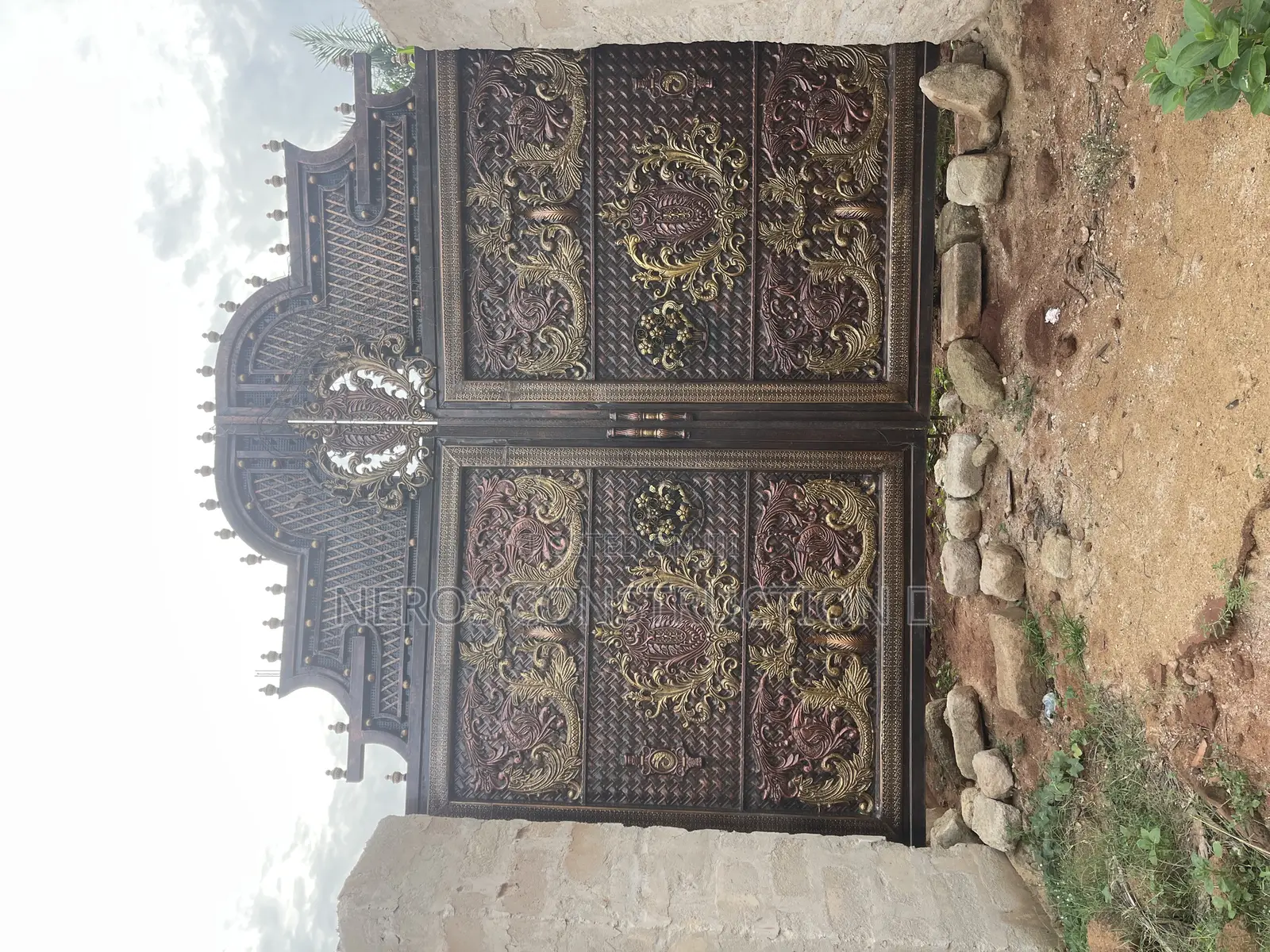 Wrought Iron Royal Modern Gate
