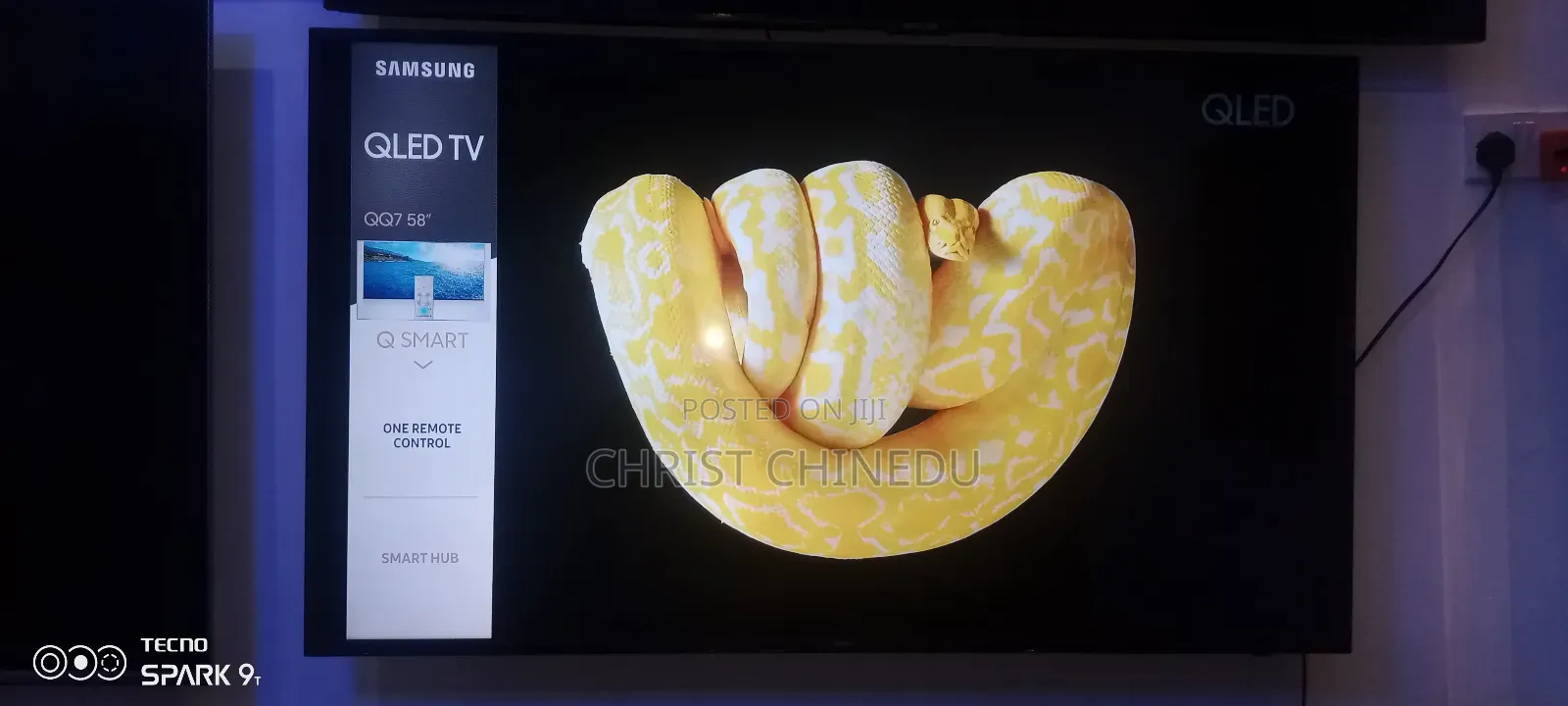 Uk Neatly Used Samsung 58inches Smart Qled