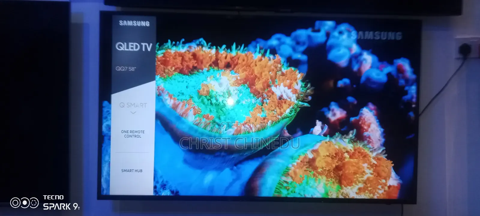 Uk Neatly Used Samsung 58inches Smart Qled