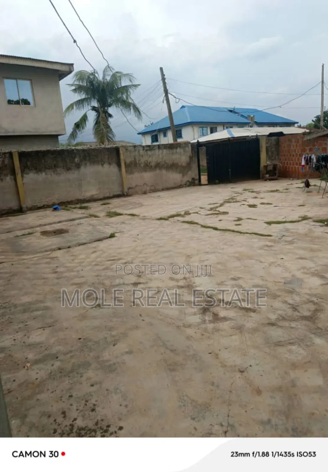 3 Plots Together With Building Ponle Bustop Alimosho