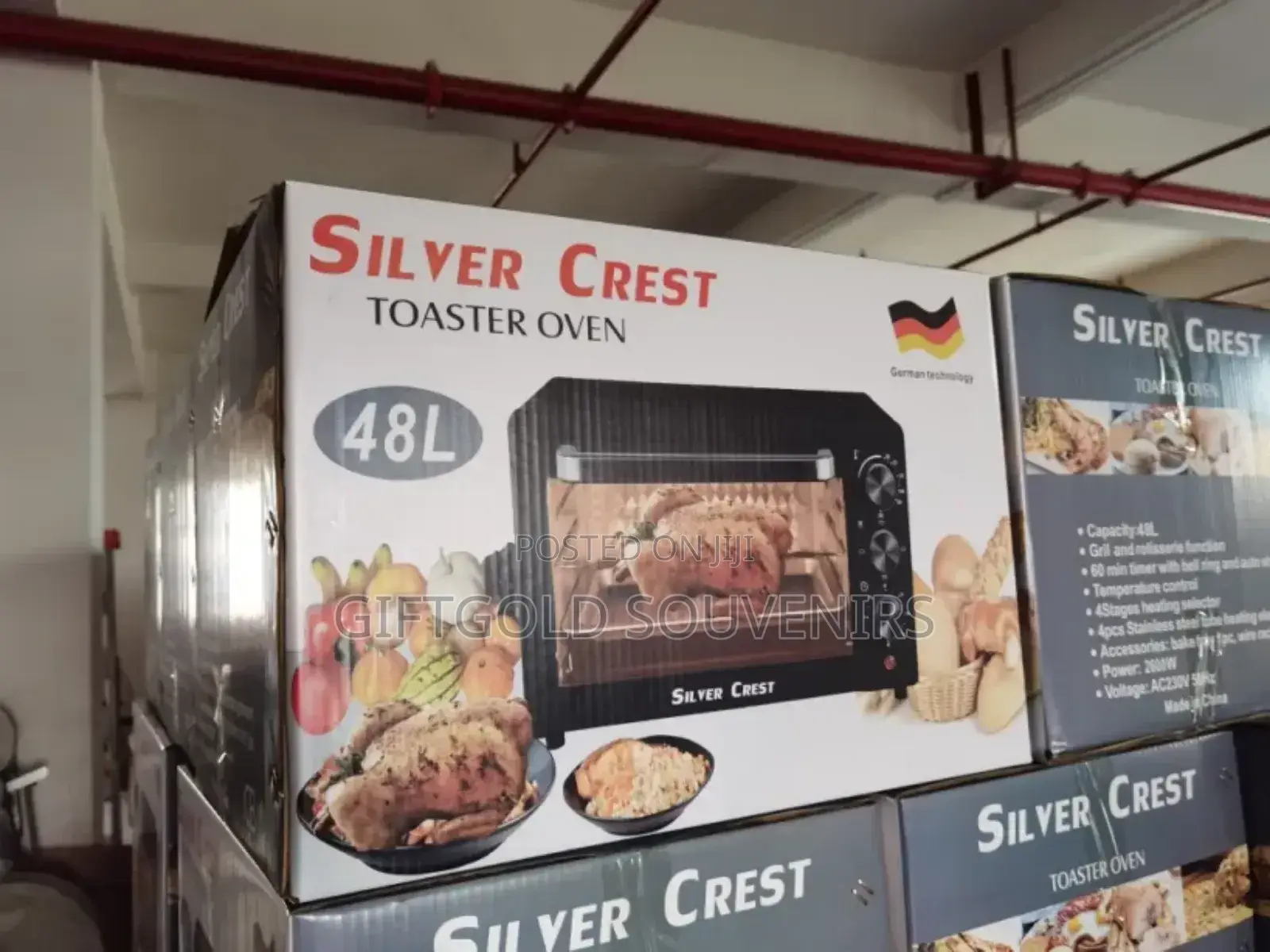 45l Silver Crest Convection, Rotisserie Grill Oven