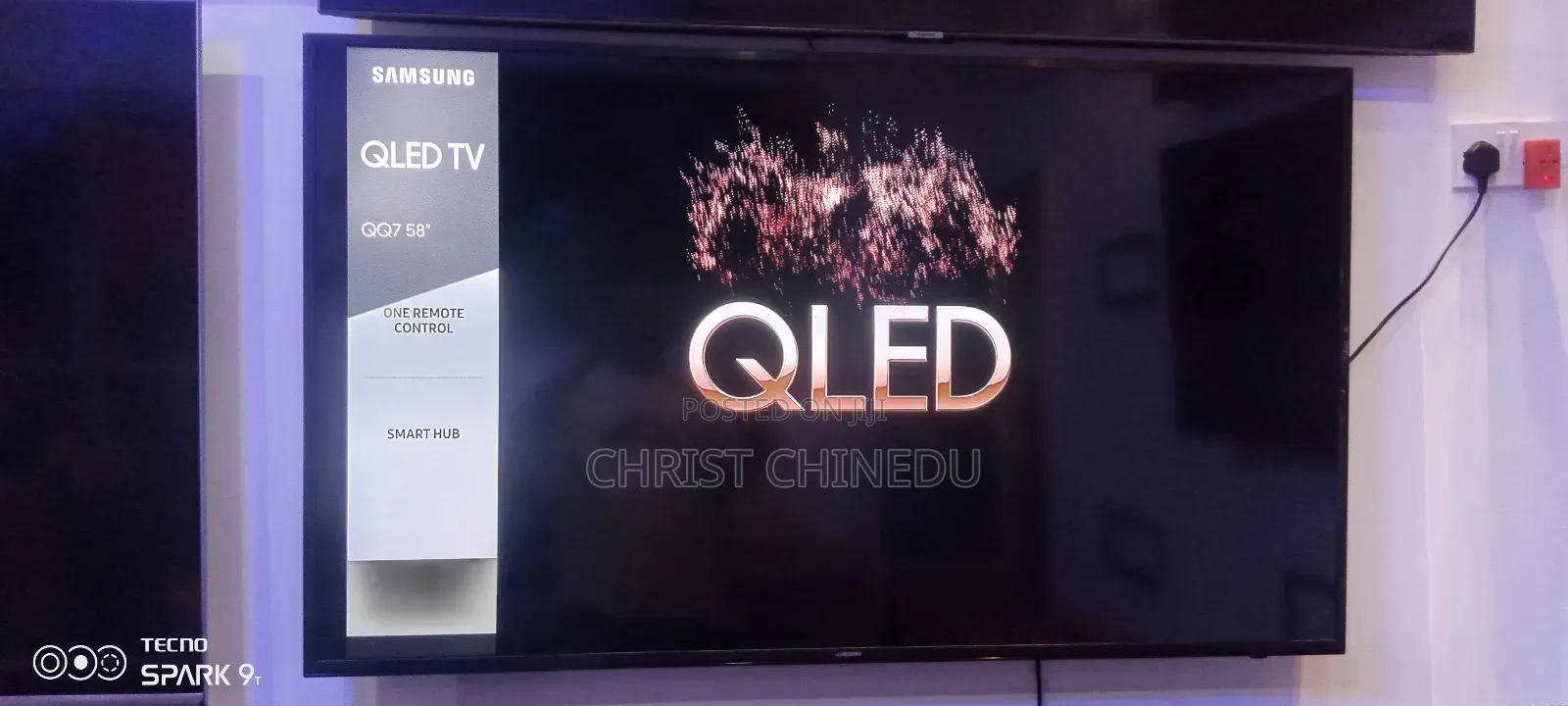 Uk Neatly Used Samsung 58inches Smart Qled