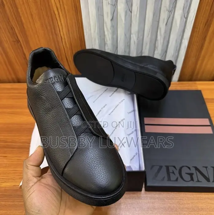 Original Italian Zegna Plimsole Shoe. Only Size 44 Is Available