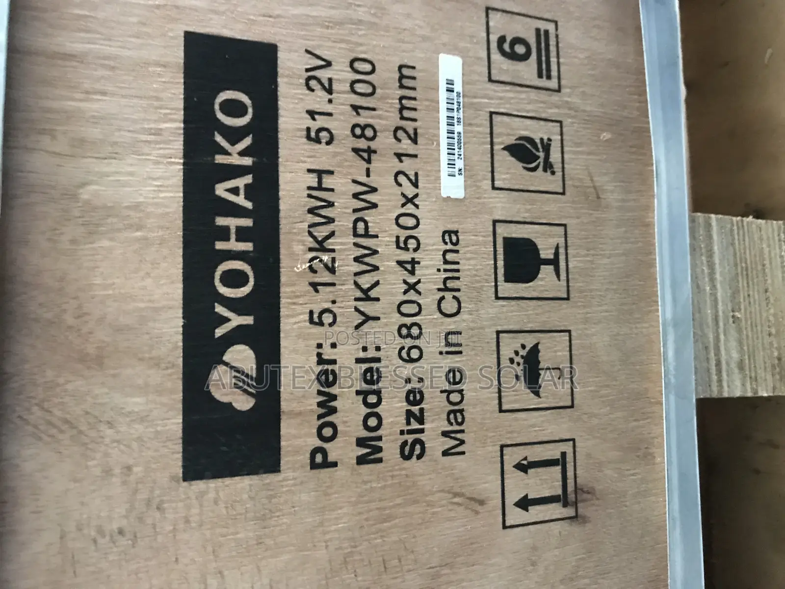 5.12kwh 51.2v Yohaok Lithium Ion Battery