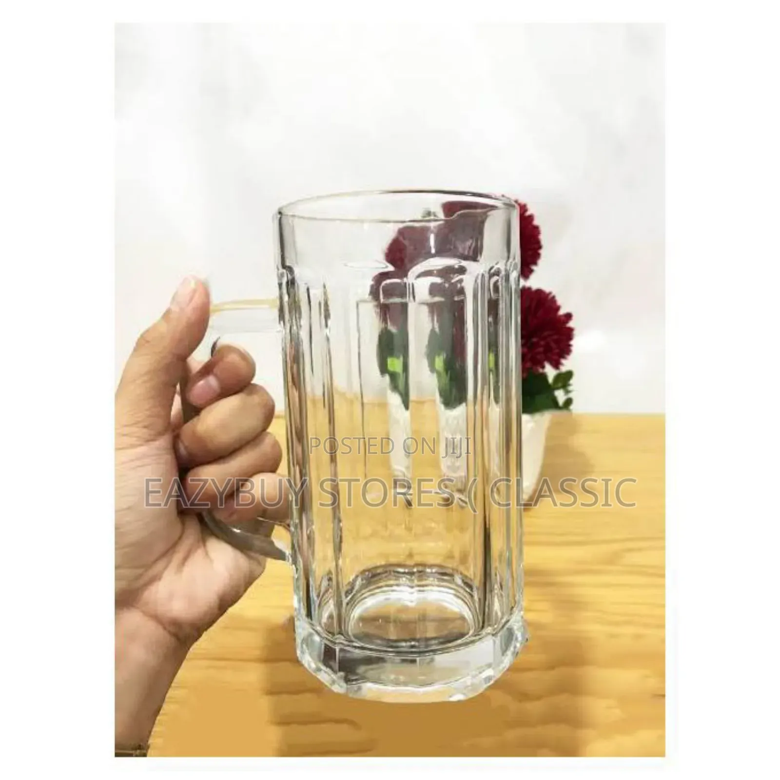 6pcs Beer  Glass Cups With Handle