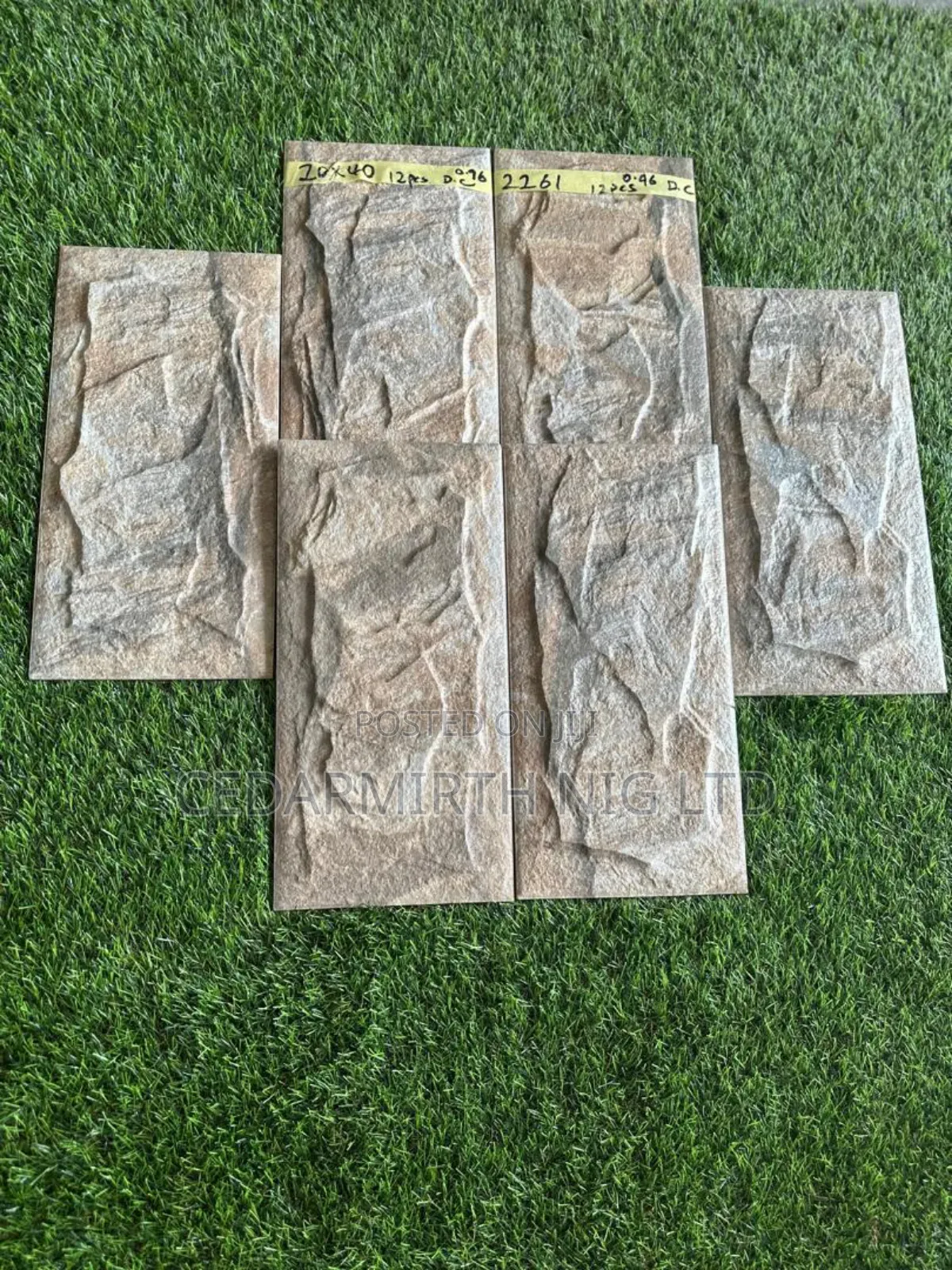 Pillar Fence Stone Face Tile ( 05/25 Designs )