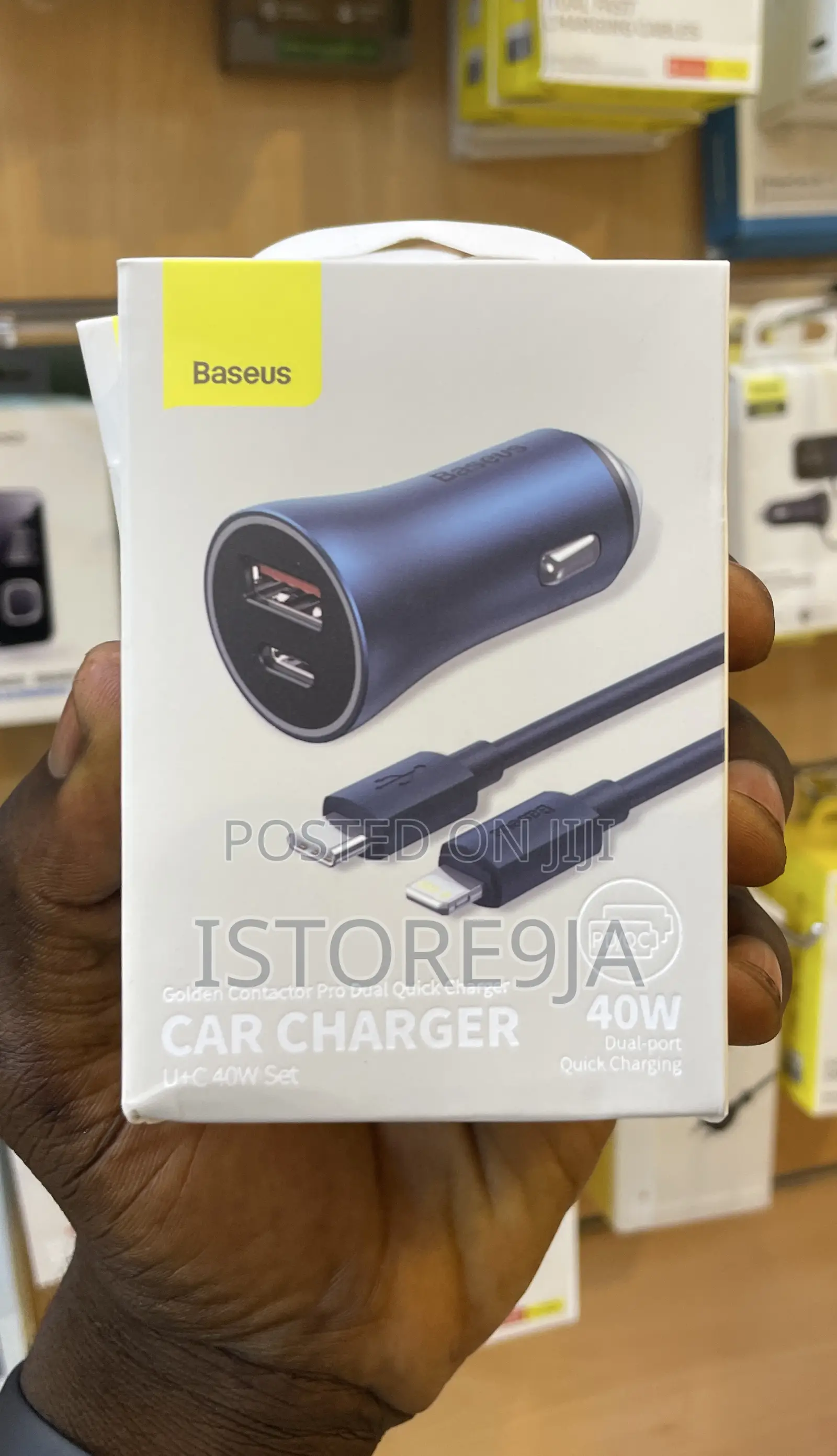 Baseus Golden Contactor Pro Dual Quick Car Charger