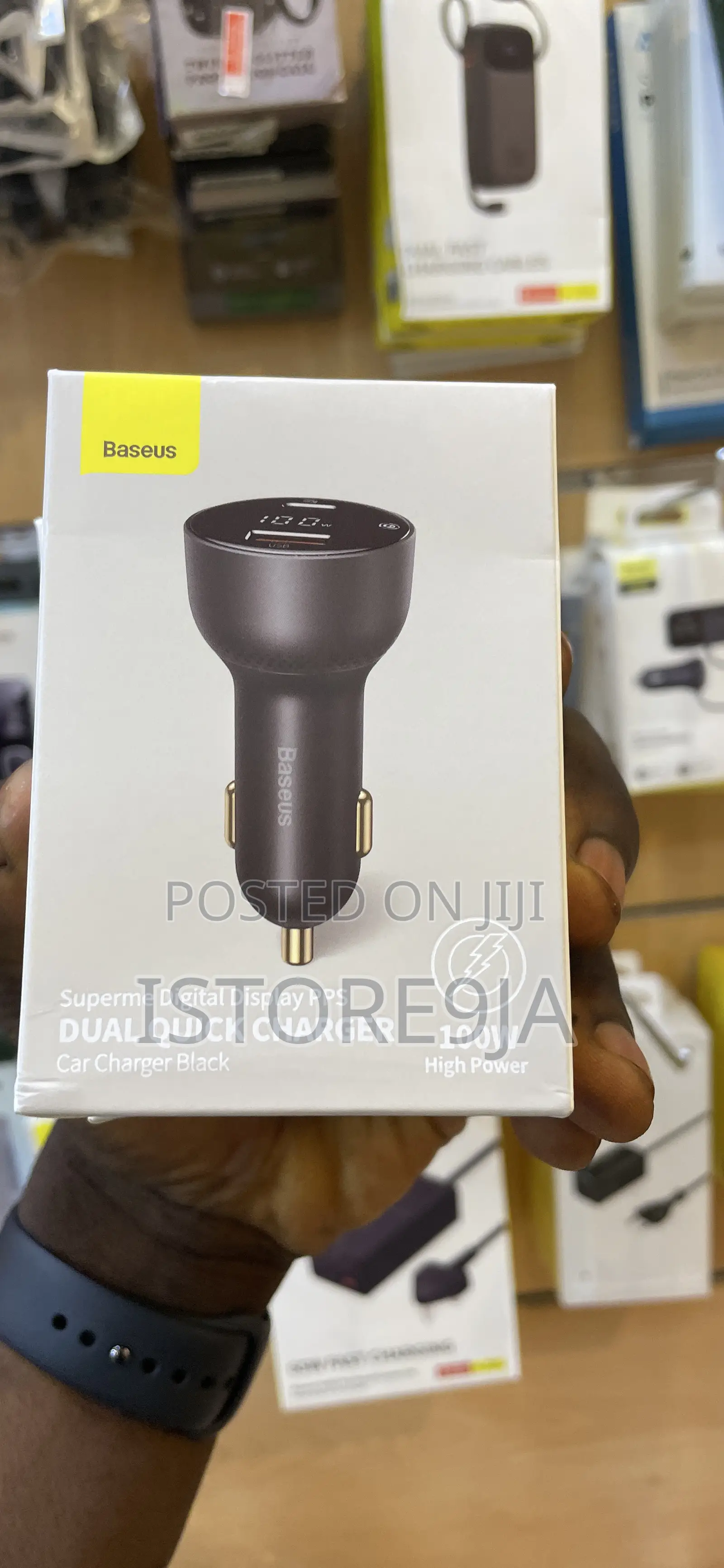Baseus Dual Quick Charger 100w Car Charger