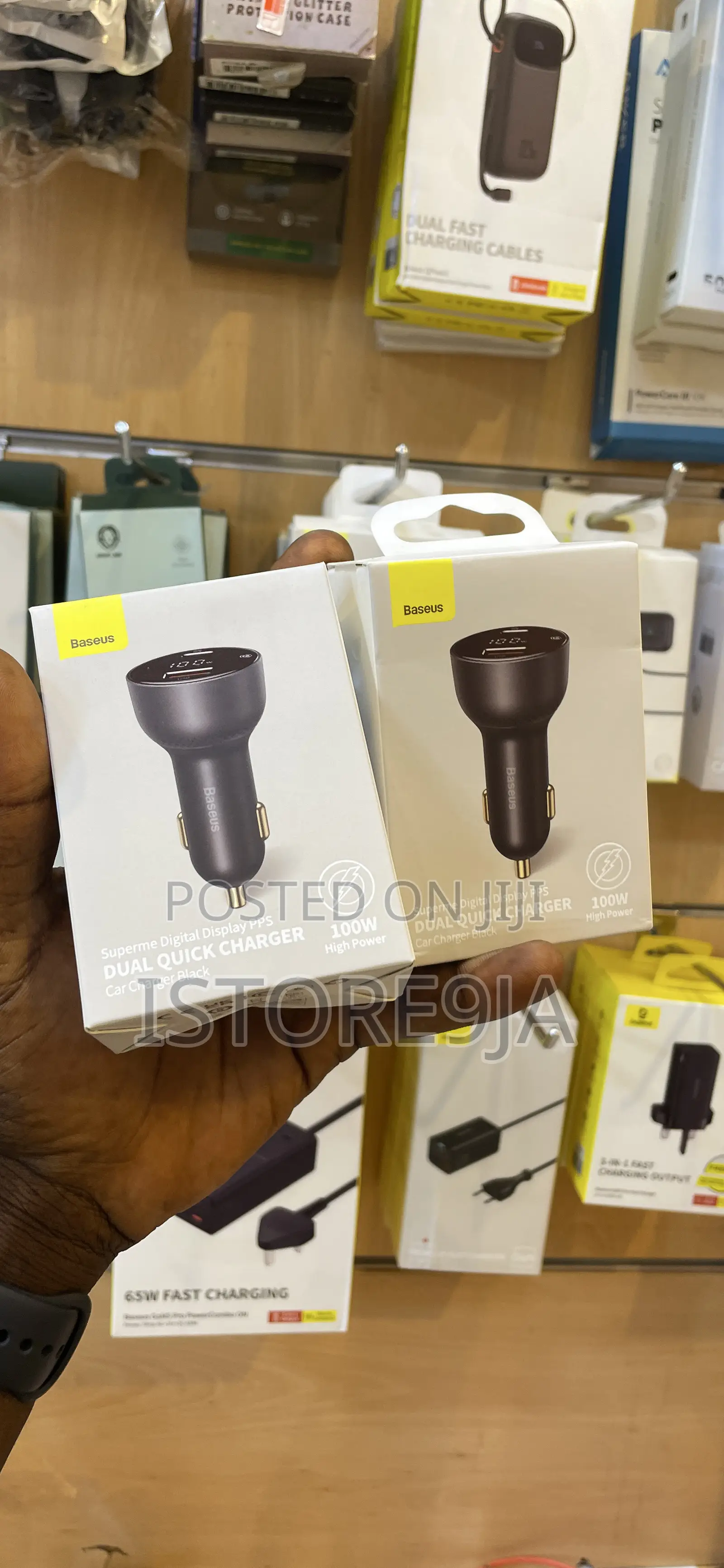 Baseus Dual Quick Charger 100w Car Charger