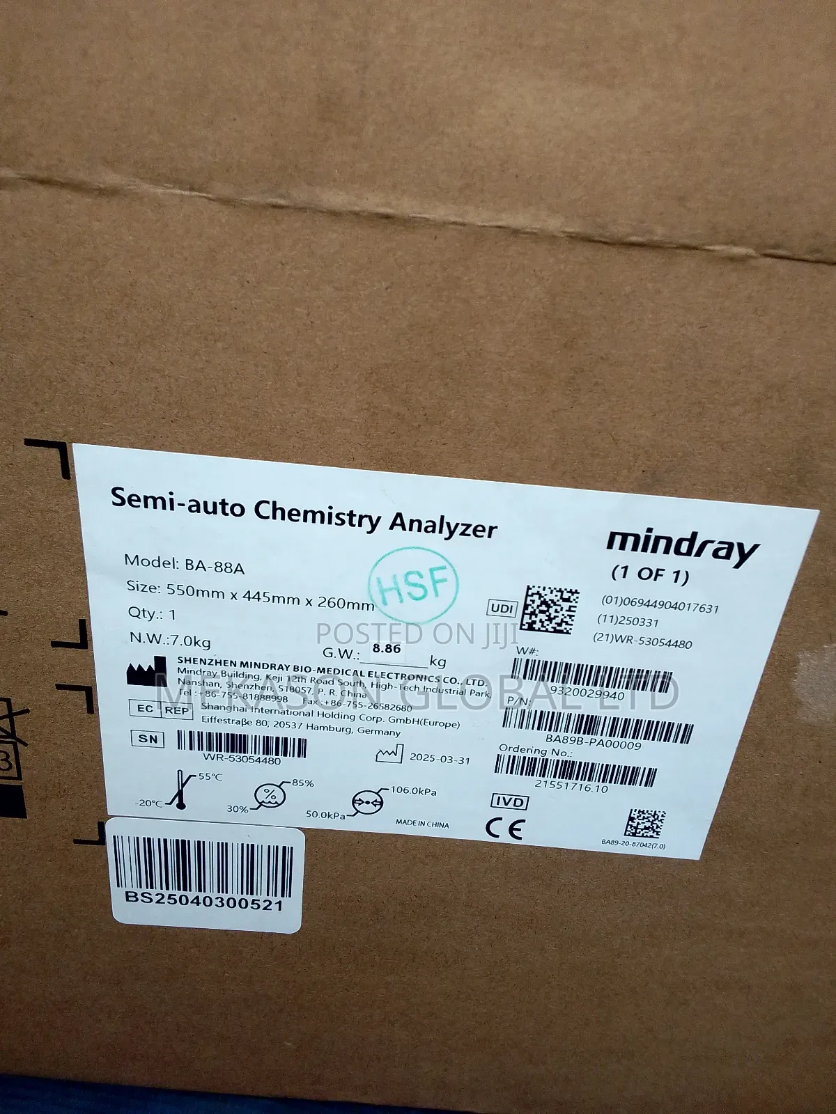 Semi Auto Chemistry Analyser
