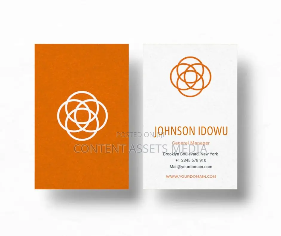 Digital/Virtual and Physical Business Card Design and Printi