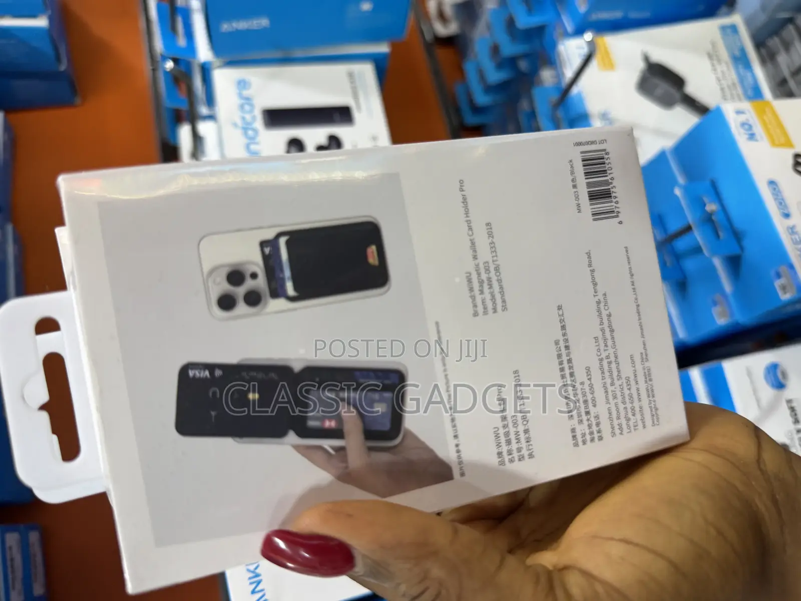Wiwu Wm-003 2-in-1 Mag Wallet Pro With Magnetic Stand