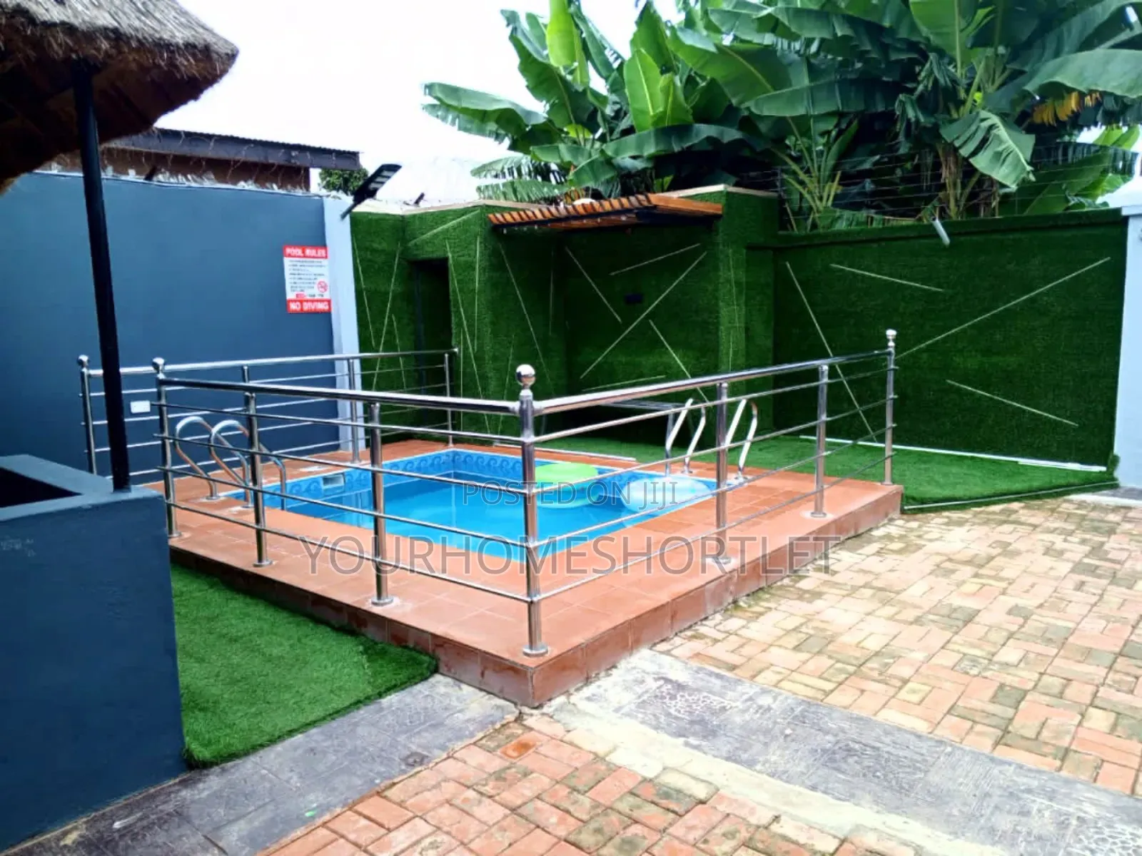 2 Bedroom Self Compound With Pool That Allows Get Together