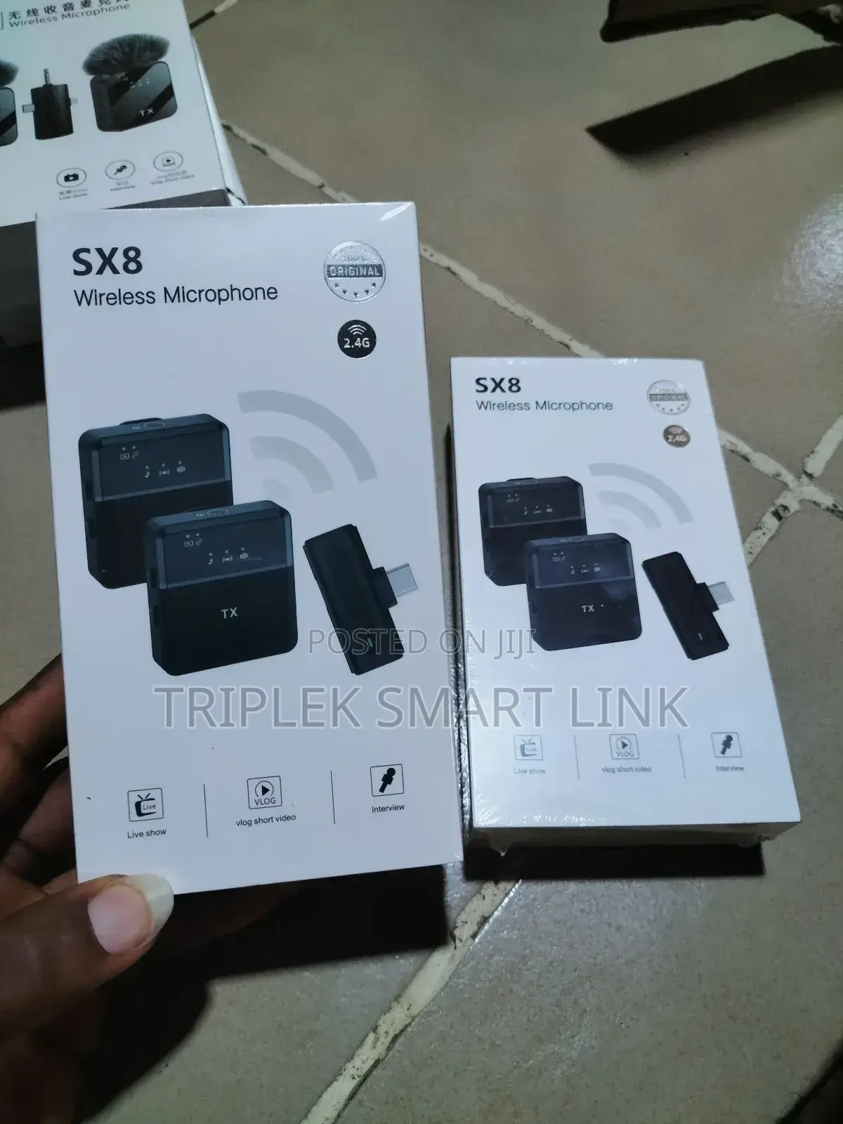Sx8 Wireless Microphone for Type C and iPhone