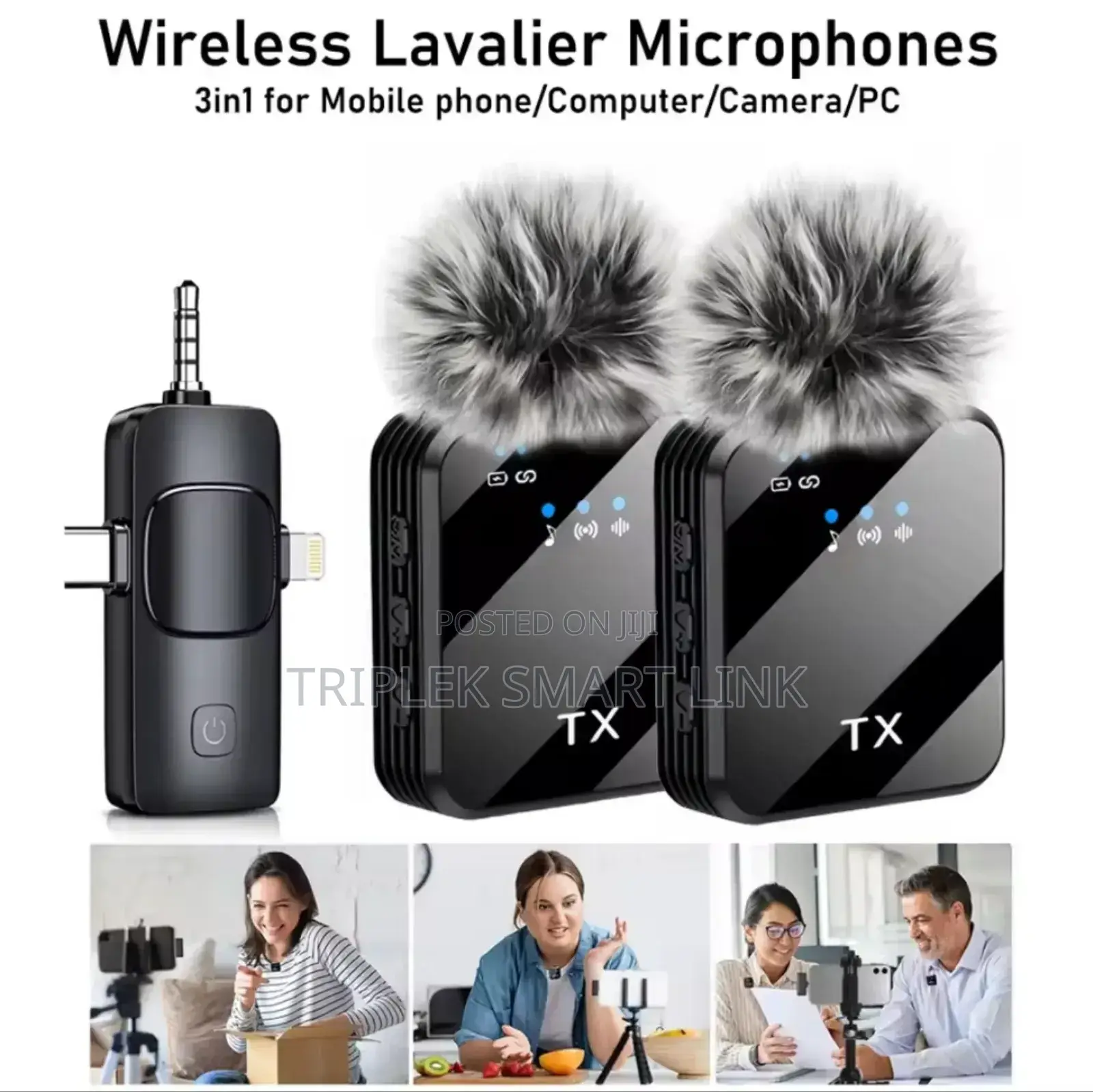 F11-2 Wireless Noise Cancelation Mic for Camera Phone Typec