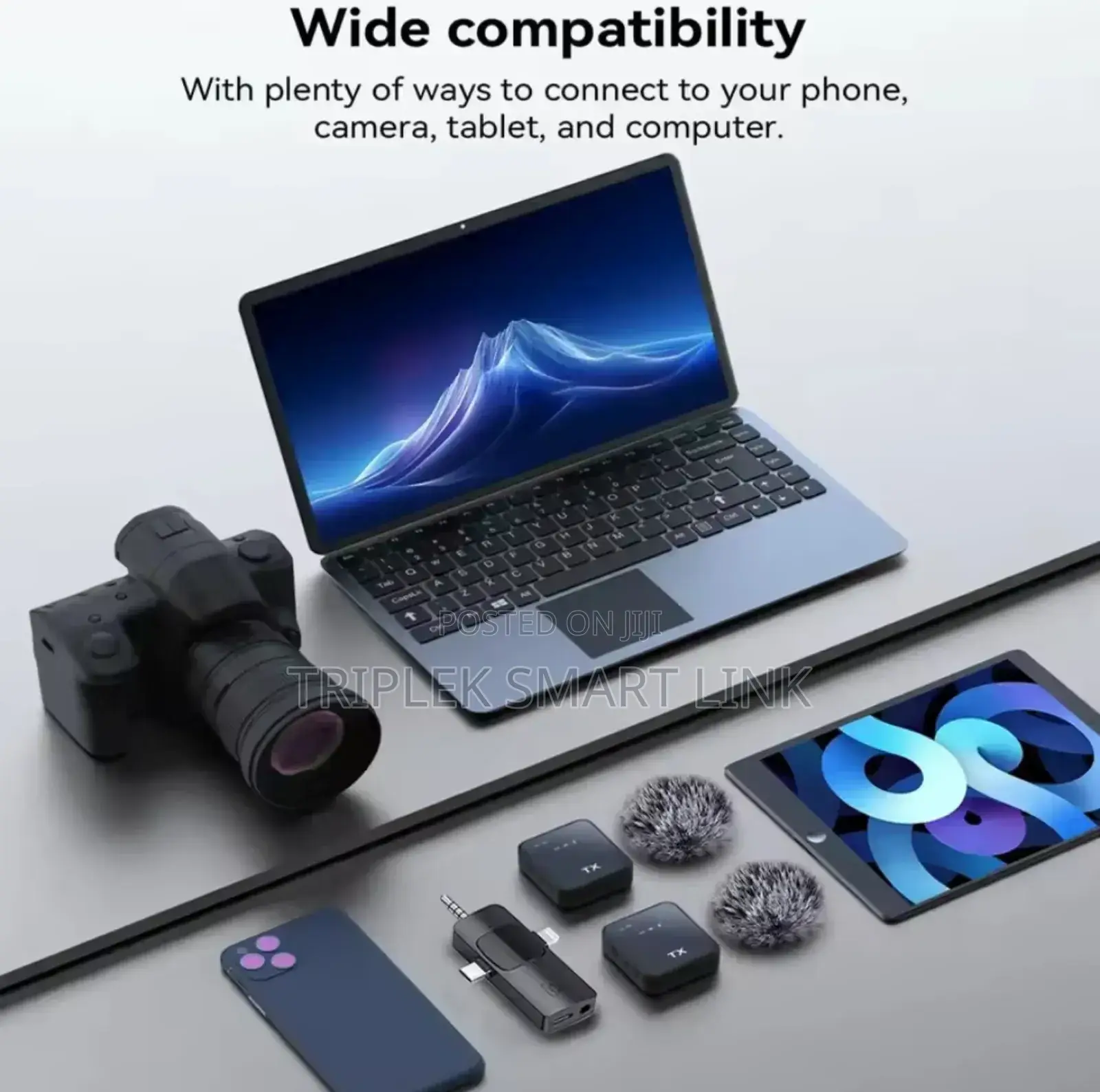 F11-2 Wireless Noise Cancelation Mic for Camera Phone Typec