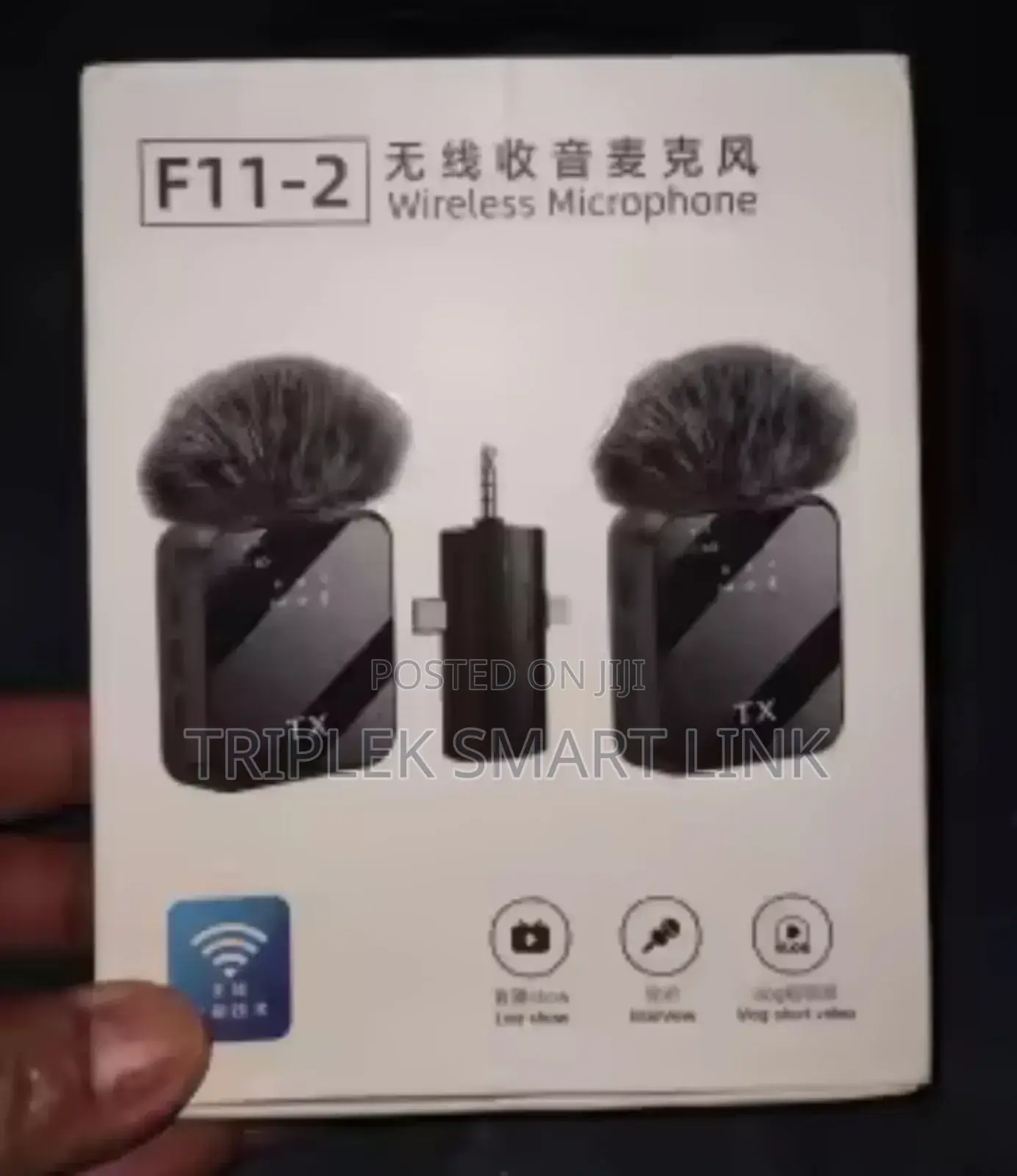 F11-2 Wireless Noise Cancelation Mic for Camera Phone Typec