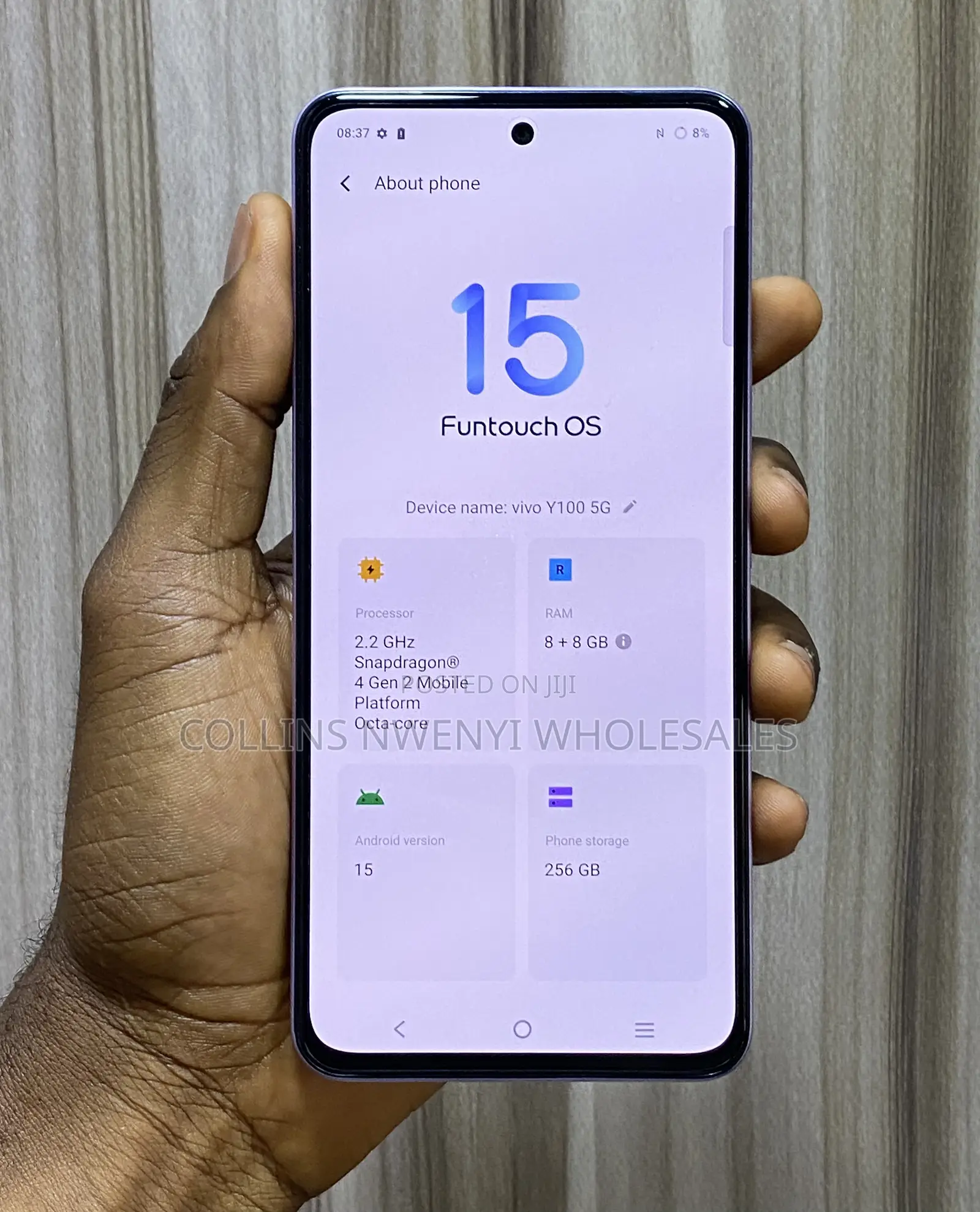Vivo Y100 128 GB Purple