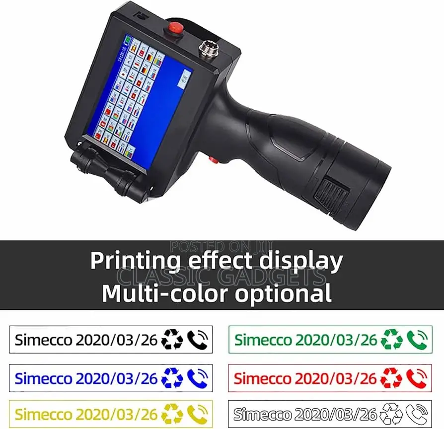 Intelligent Inkjet Printer for Barcode/Label/Logo/Qr/Date