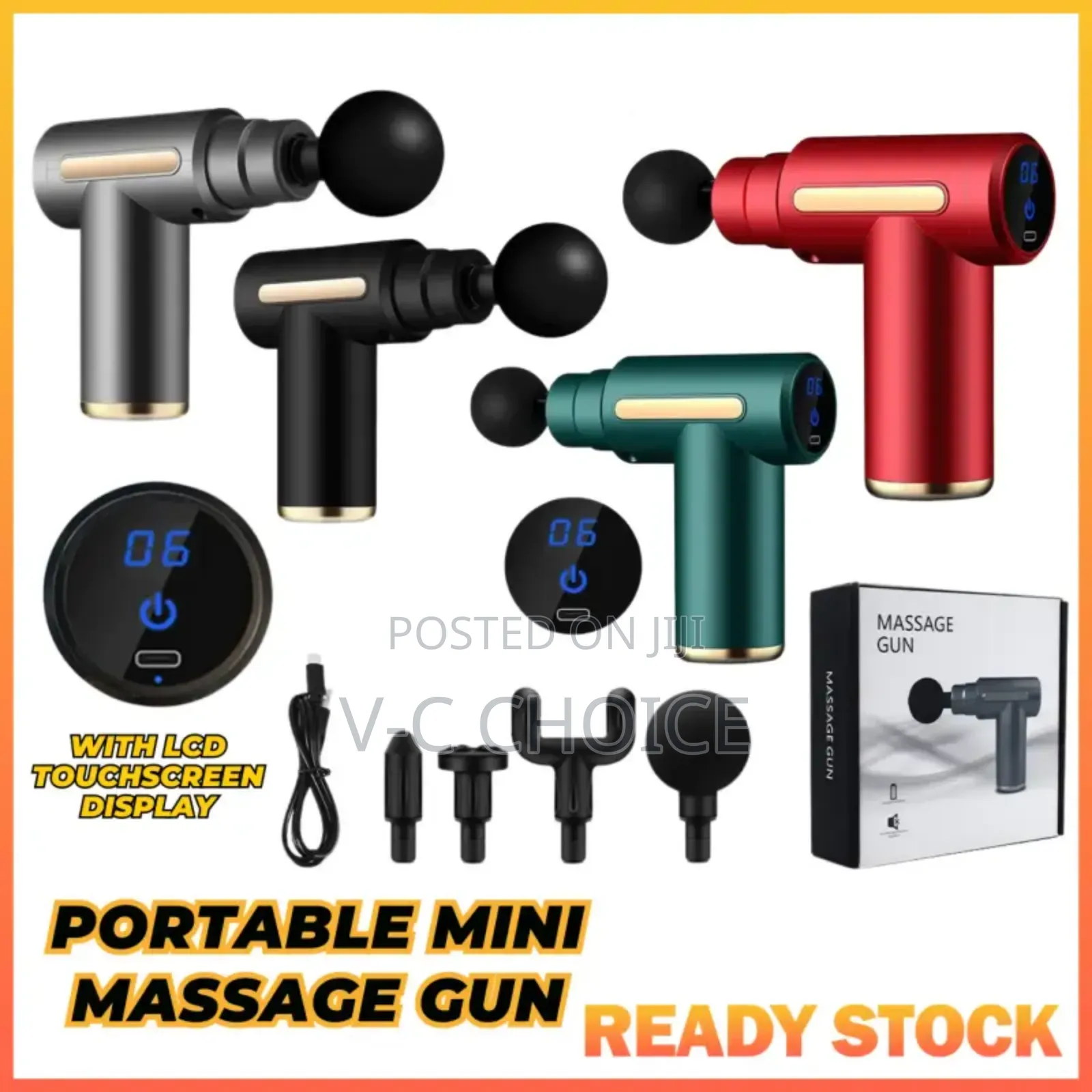 Portable Mini Muscle Massage Gun Silent Muscle Massager