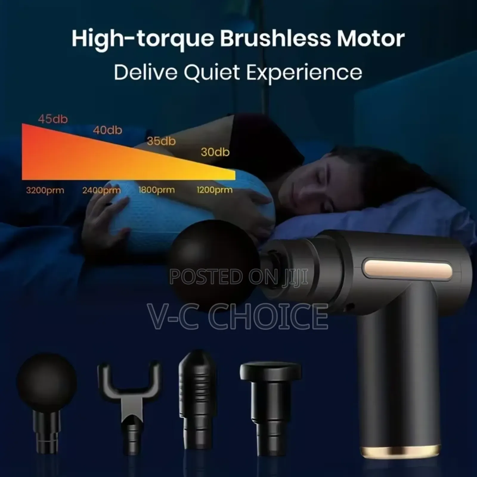 Portable Mini Muscle Massage Gun Silent Muscle Massager