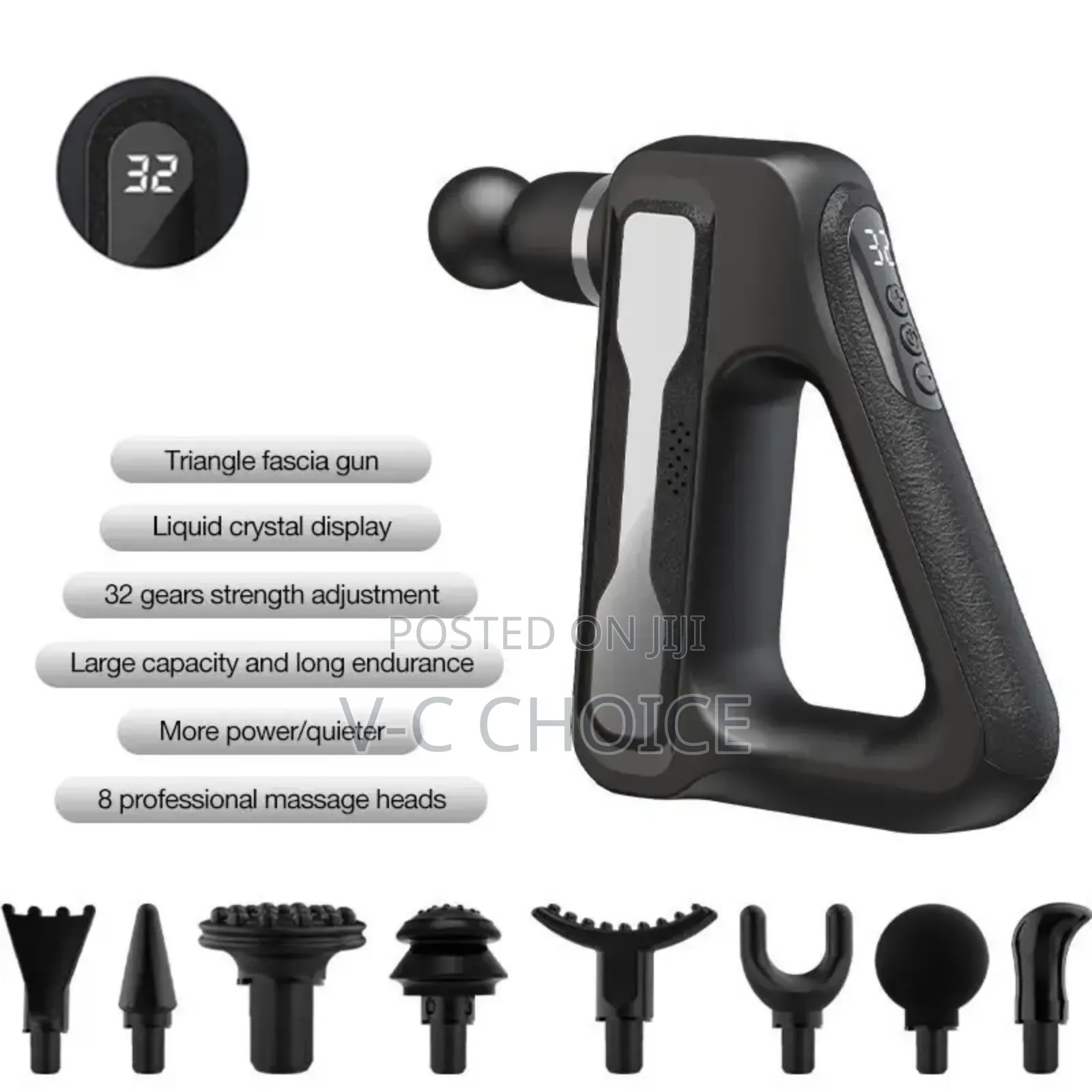 Electric Fascia Gun 32 Level Body Deep Tissue Muscle Massage
