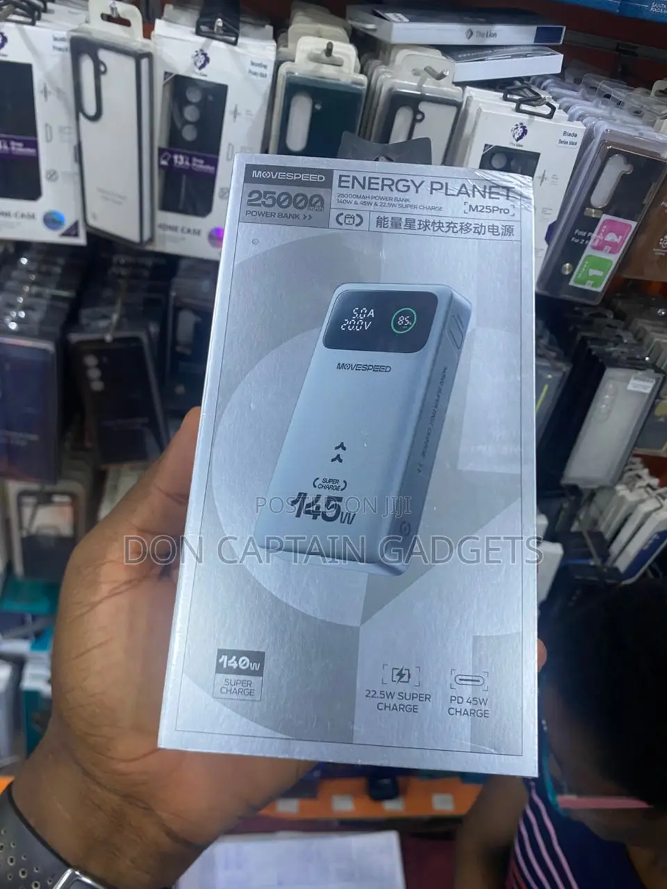 Laptop Power Bank 140w 25000mah Movespeed M25 Pro