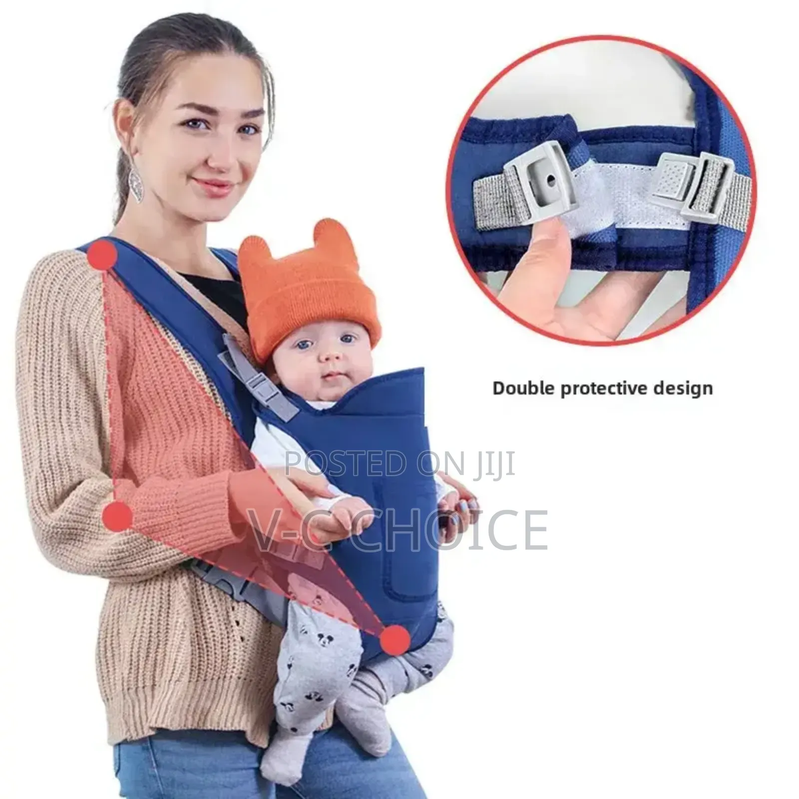 Baby Safety Carrier Sling Multifunction Shoulder Babycarrier