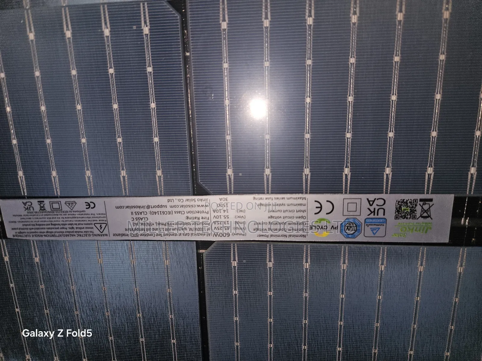 Jinko Solar Panel 550w Supplied To Abule