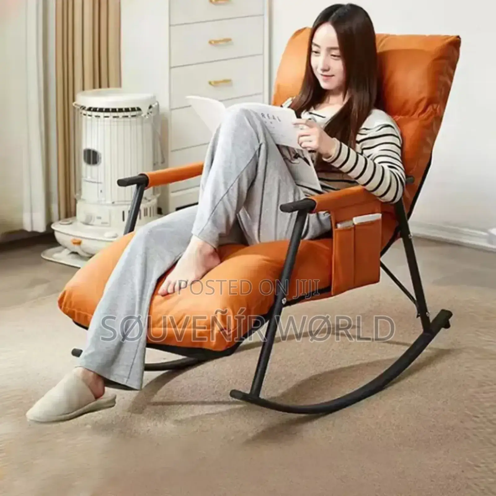 Breathable Adjustable Gear Rocking Chair