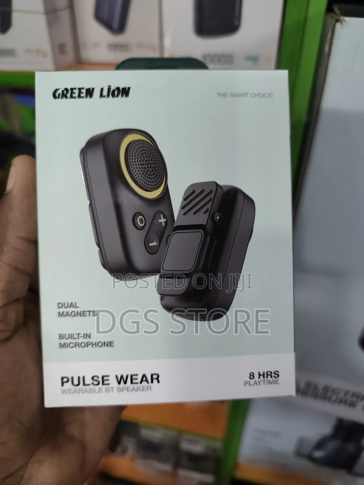 Green Lion Pluse Wearable Bluetooth Speaker