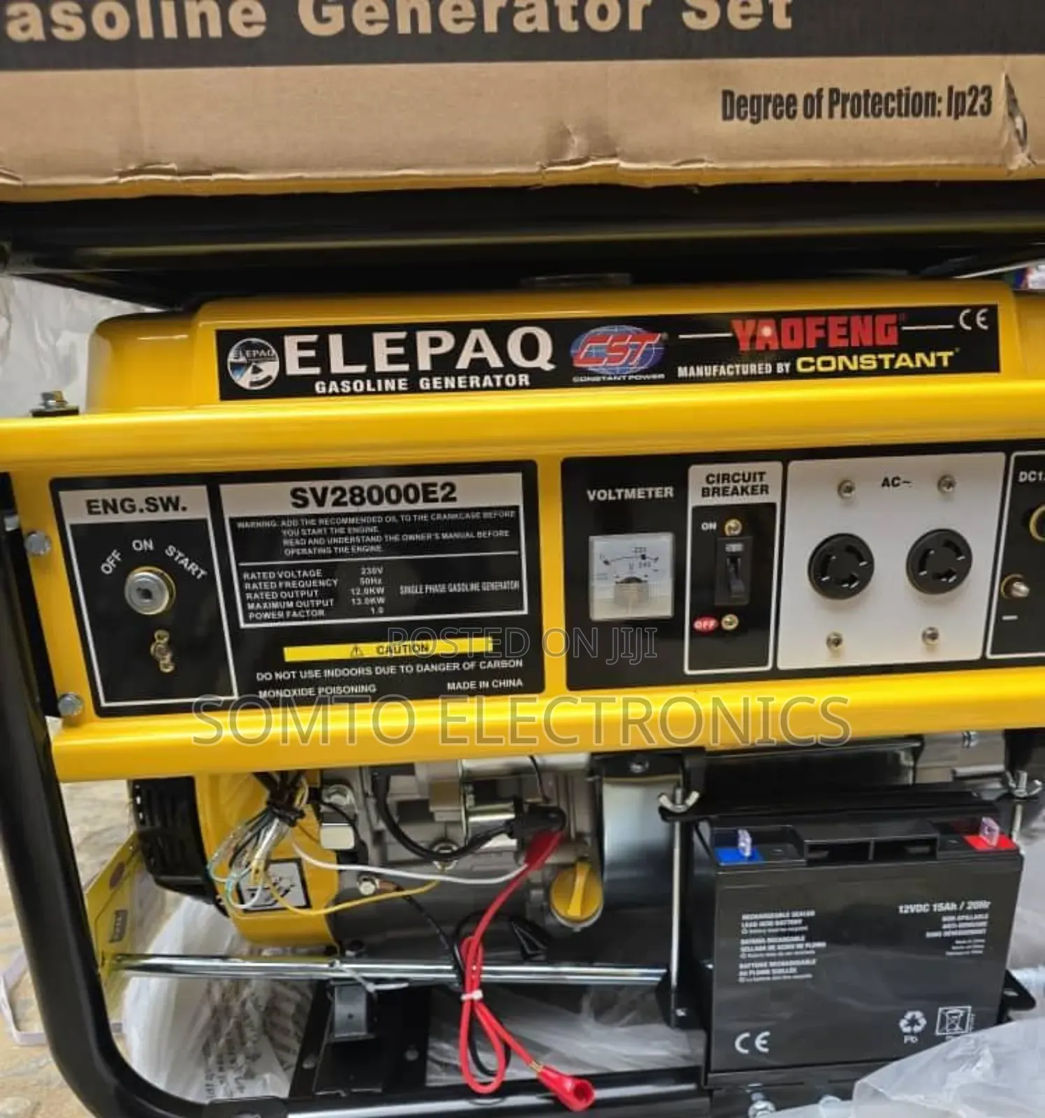 11kva Original Elepaq Constant Generator With 100%Copper Coi