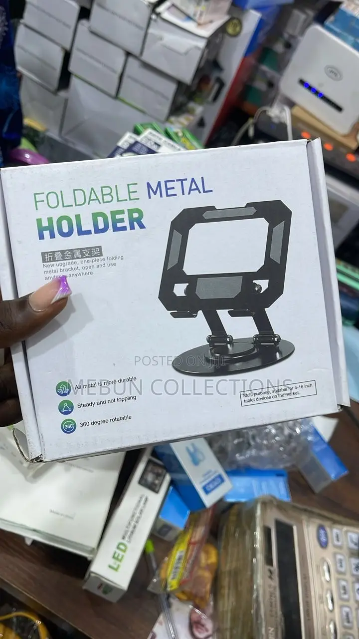 Foldable and Rotating Tablet Stand
