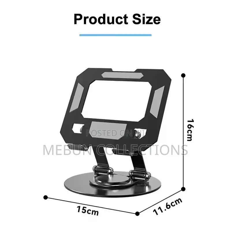 Foldable and Rotating Tablet Stand