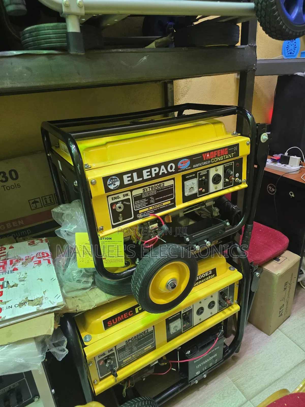 (4.5kva)Elepaq Constant Petrol Generator 100%Copper Coil