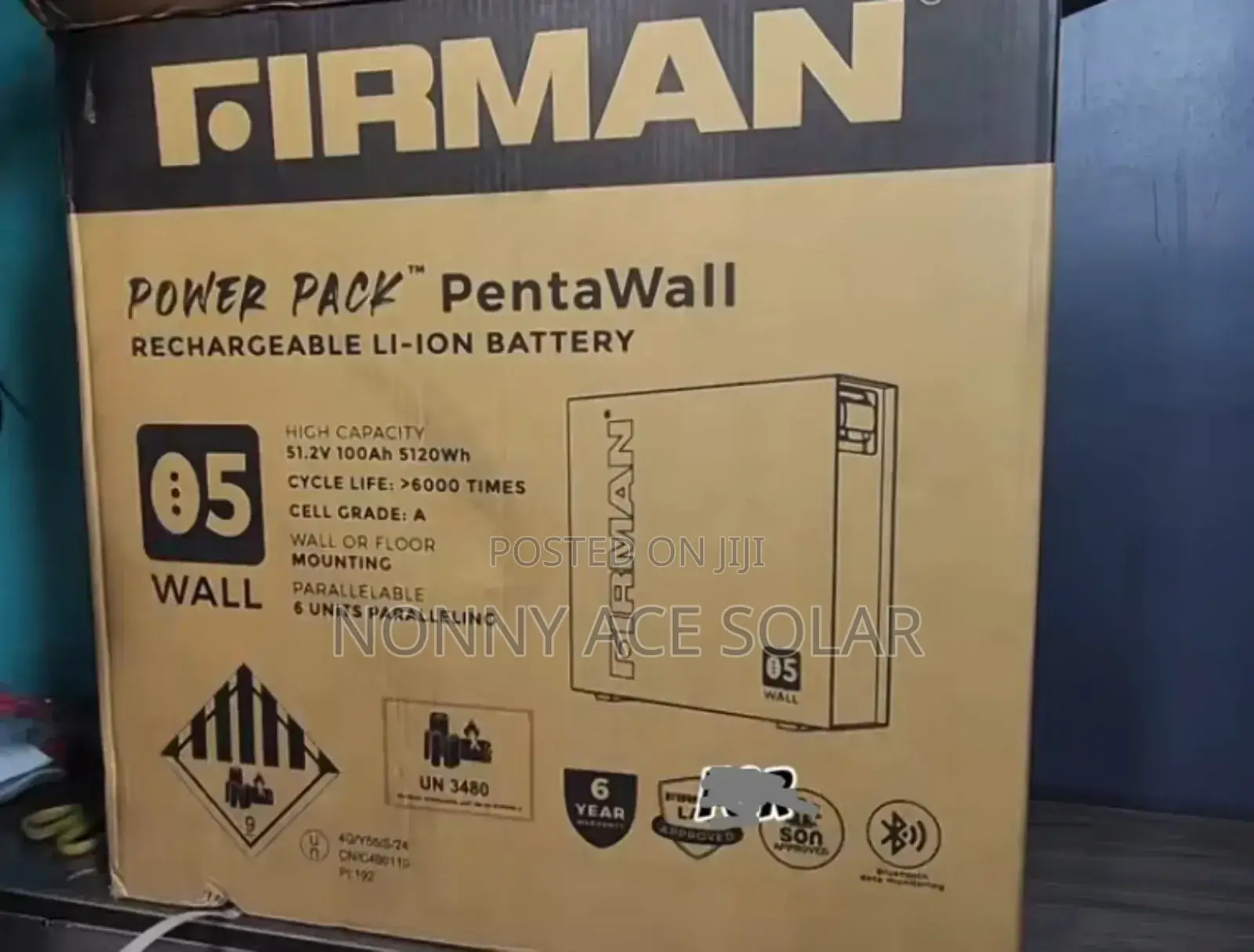 Firman 5kwh 48v Lithium Battery Lifepo4